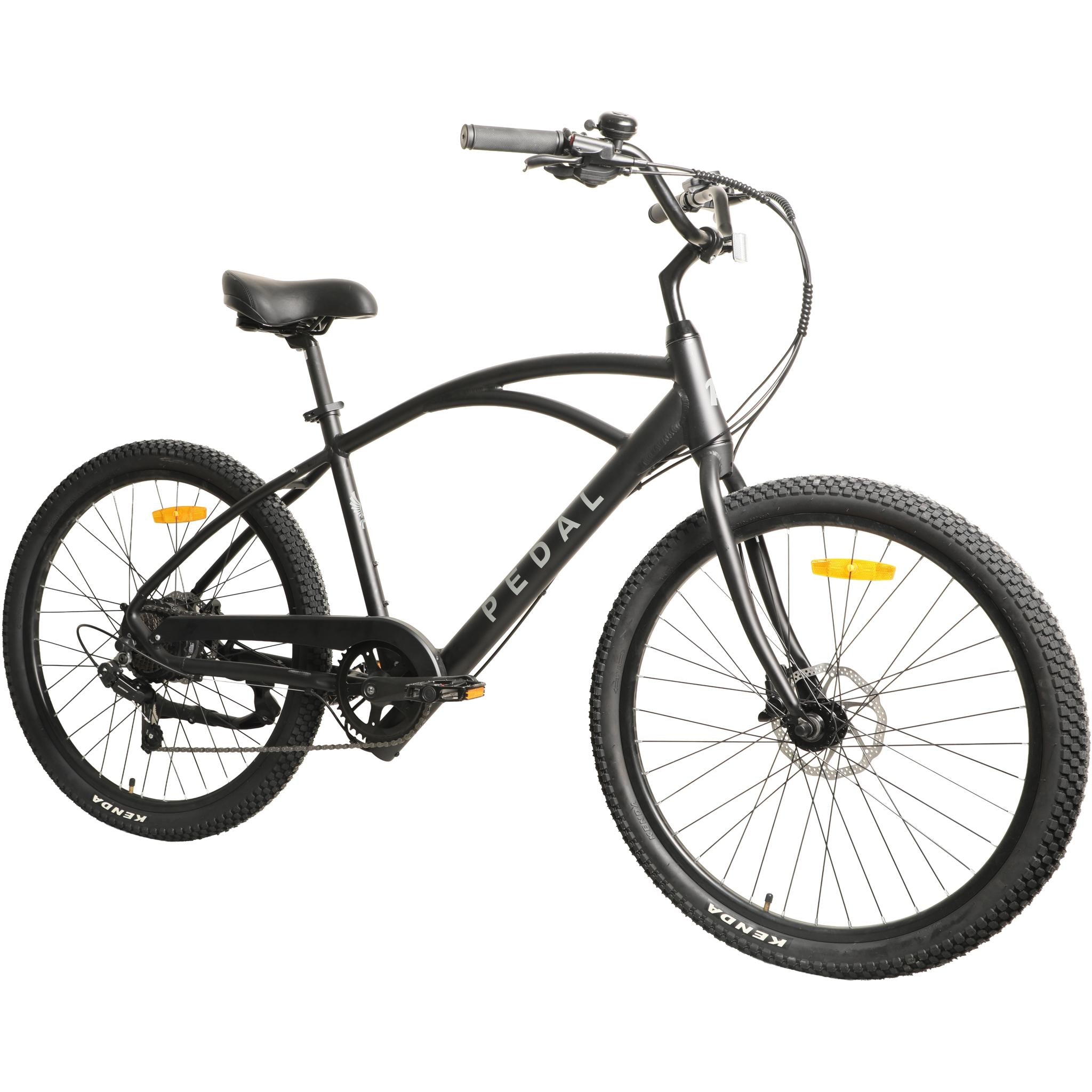 Pedal Seahawk SL Electric Cruiser Bike Satin Black