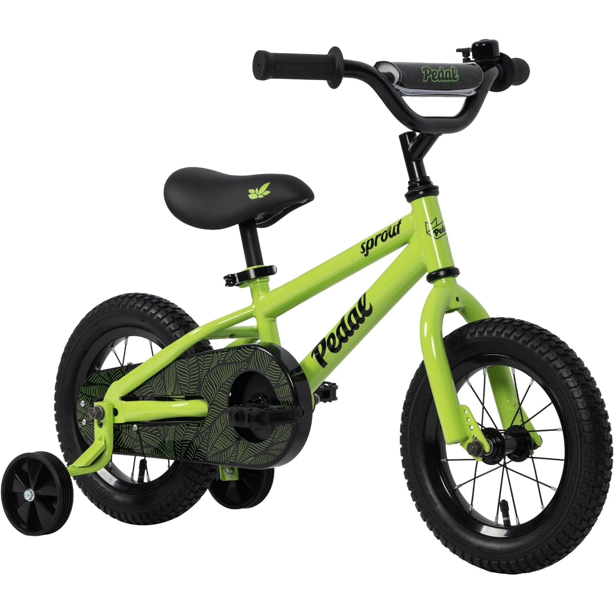Pedal Sprout 12'' Kids Bike Green