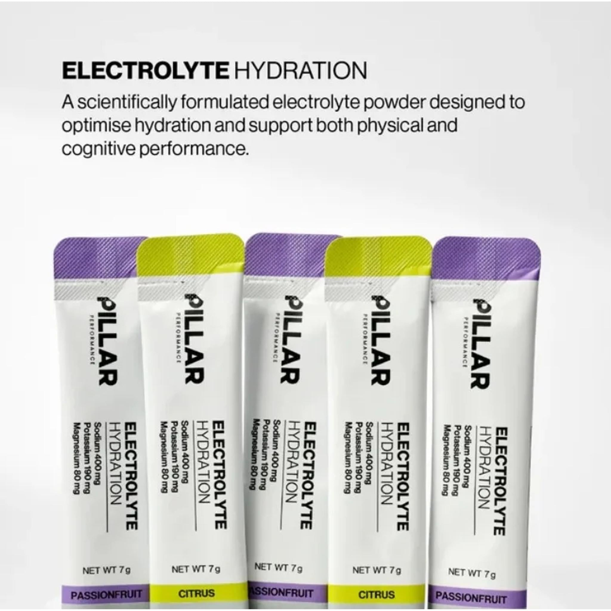 Pillar Performance Electrolyte Hydration Citrus (15 Sachets)