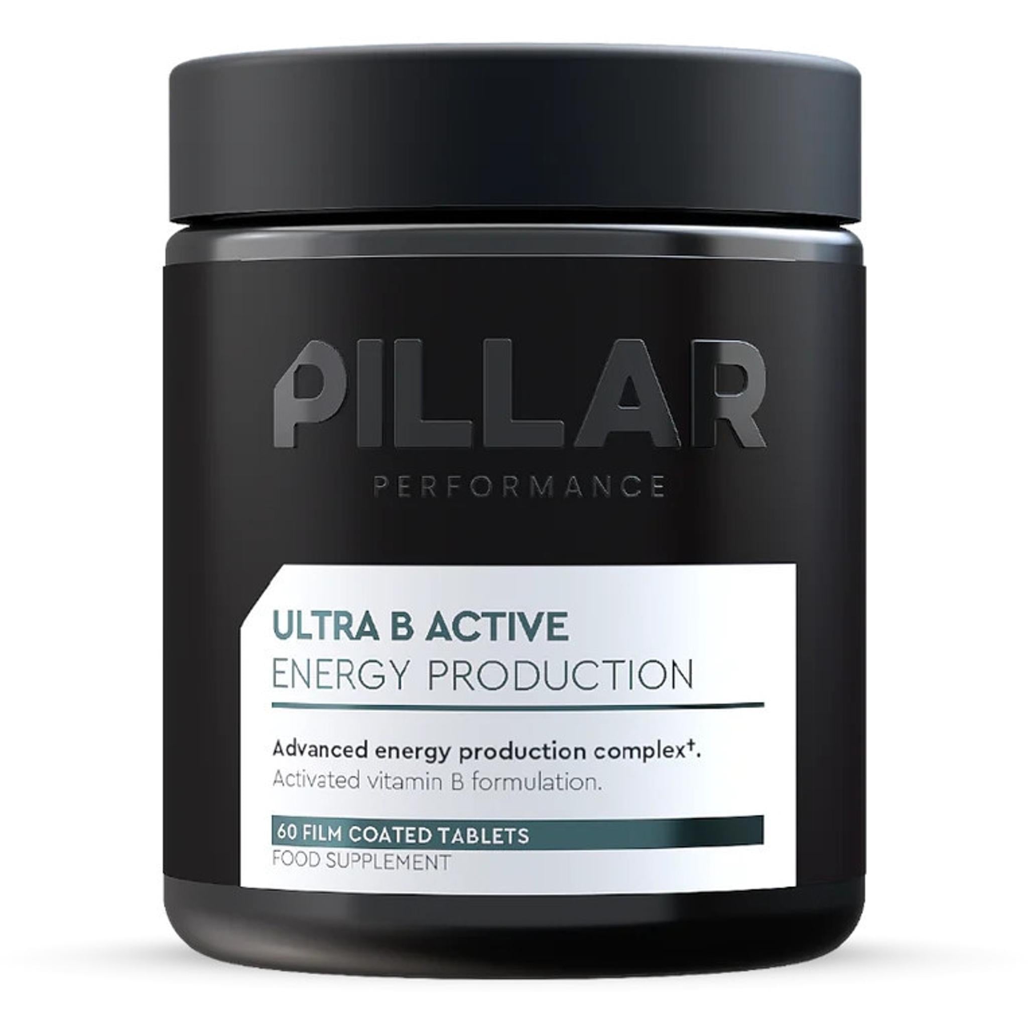 Pillar Performance Ultra B Active - Energy Production Vitamin B Tablets 60 pack