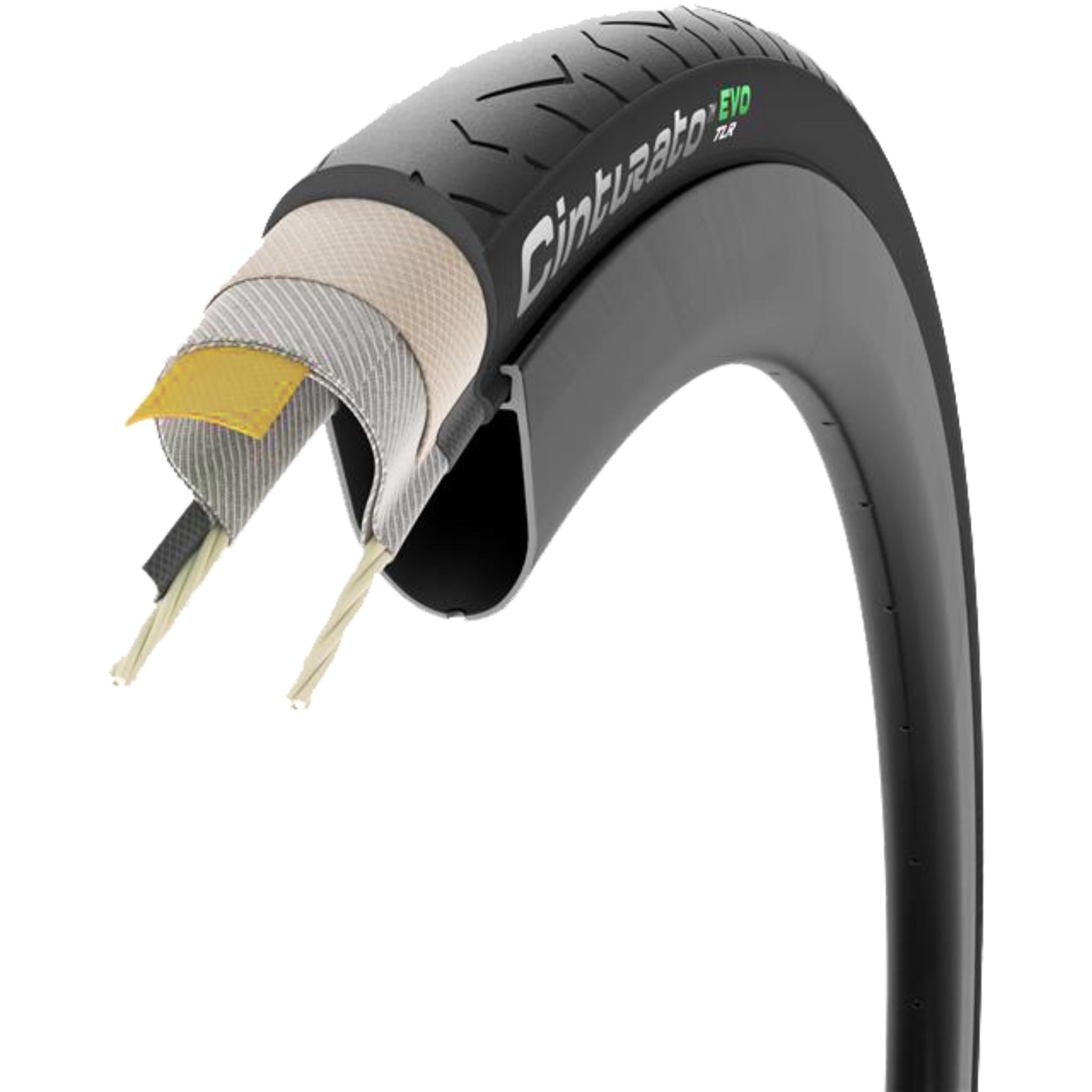 Pirelli Cinturato EVO TLR Folding All-Road Bike Tyre 700x35C