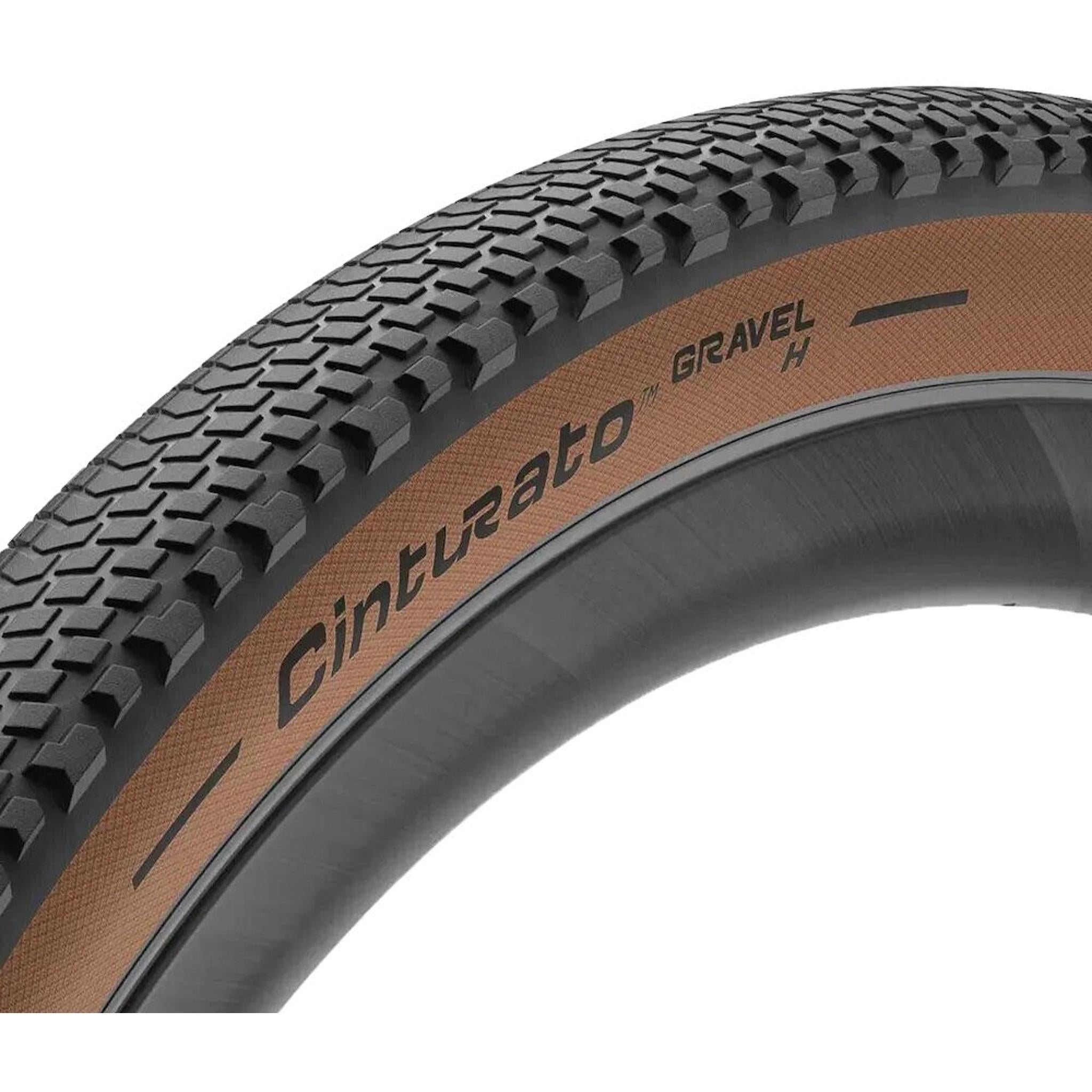 Pirelli Cinturato Gravel Hard Pack Classic TLR Tyre 700x50c Tanwall