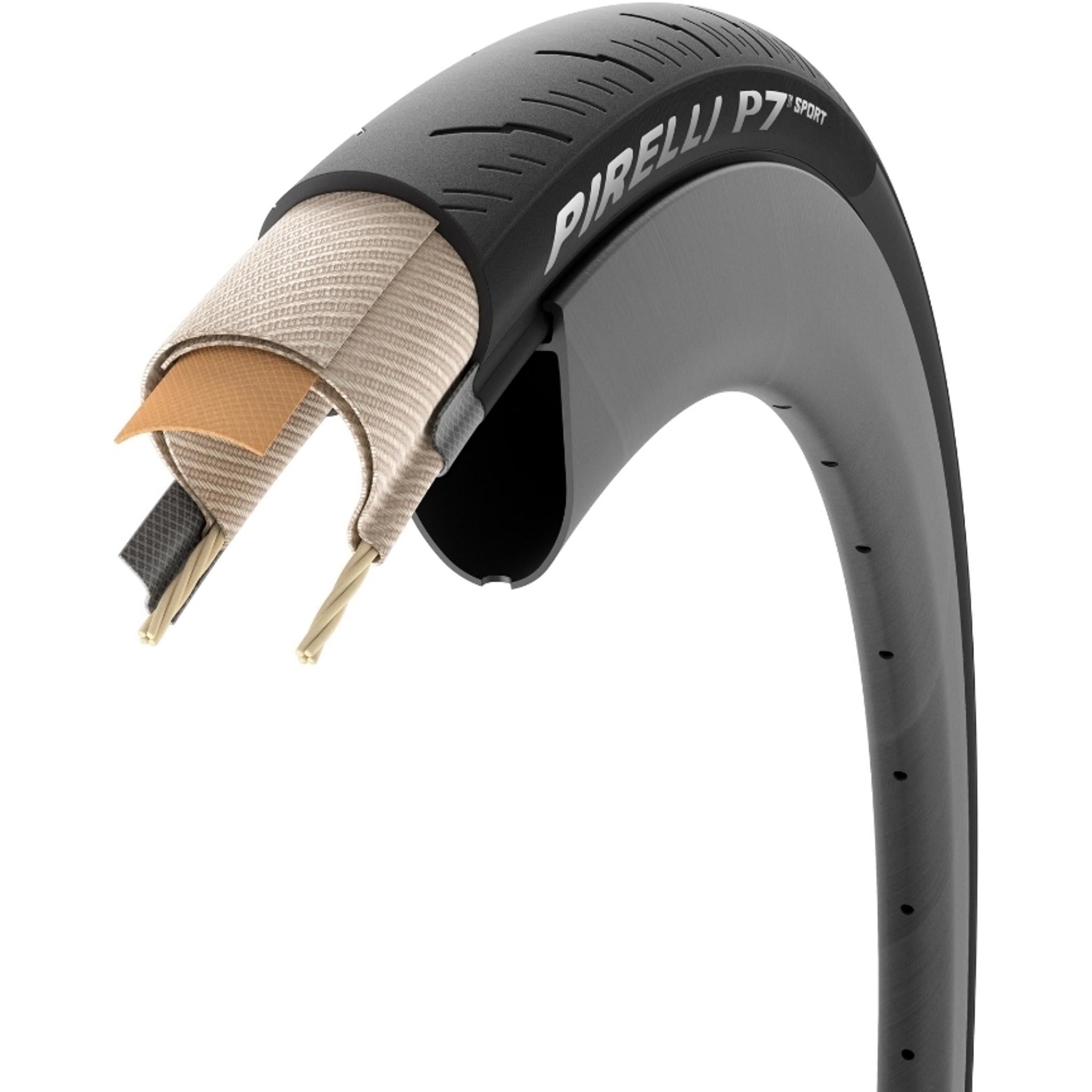 Pirelli P7 Sport Folding Road Tyre 700x35c