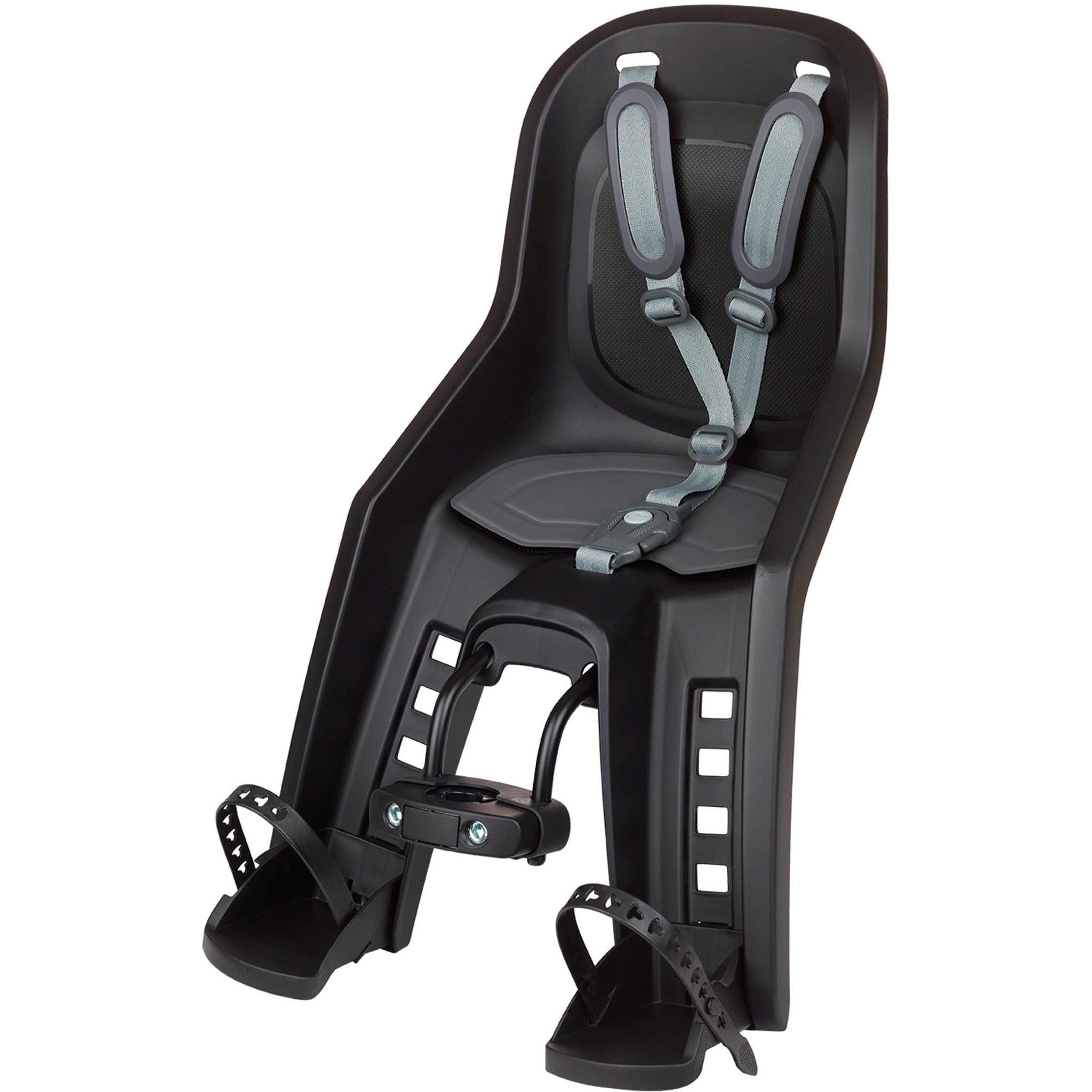 Polisport Bubbly Mini Evo Front Mounted Baby Seat Black/Dark Grey