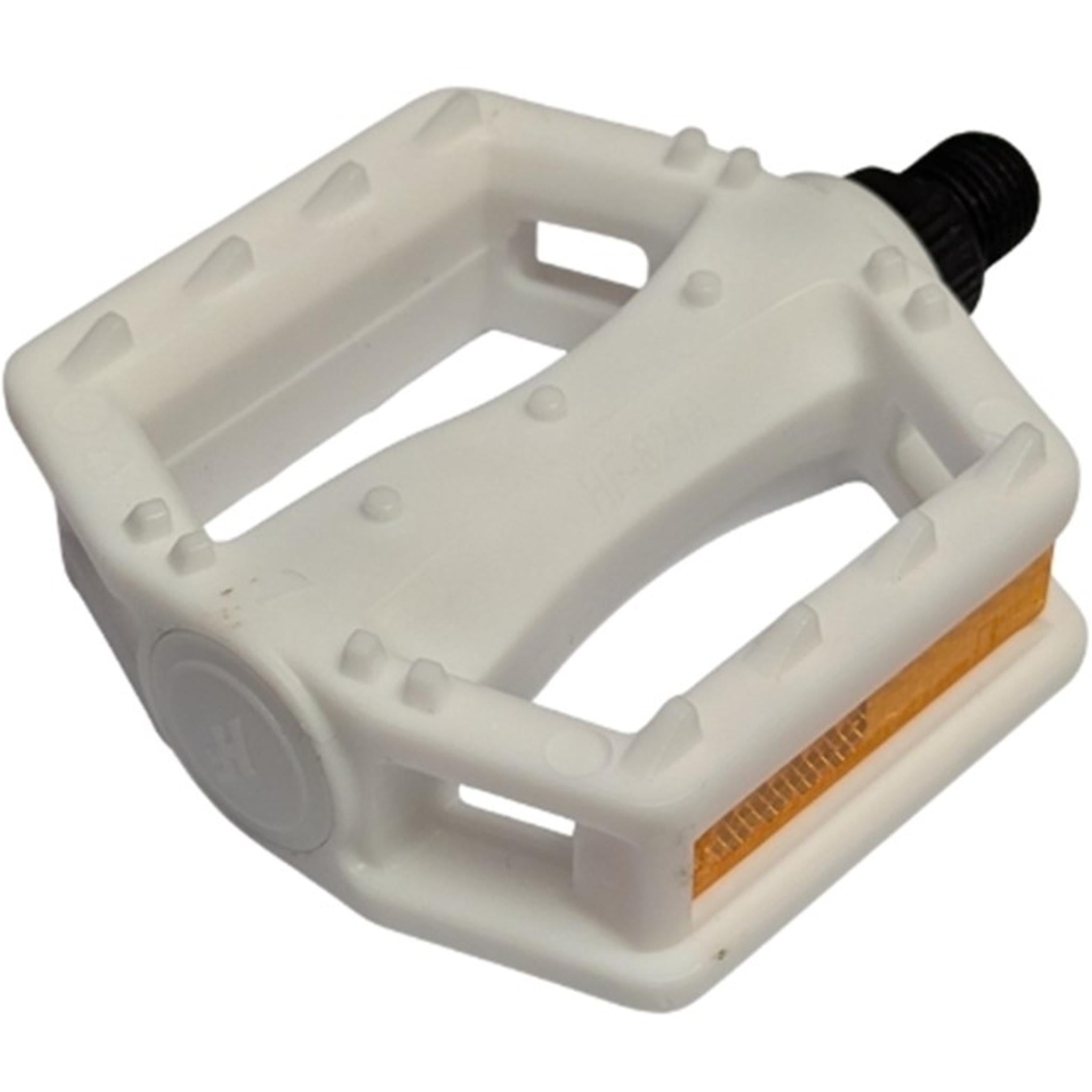 QBP Kids Nylon Pedals 1/2 x 1/8'' White