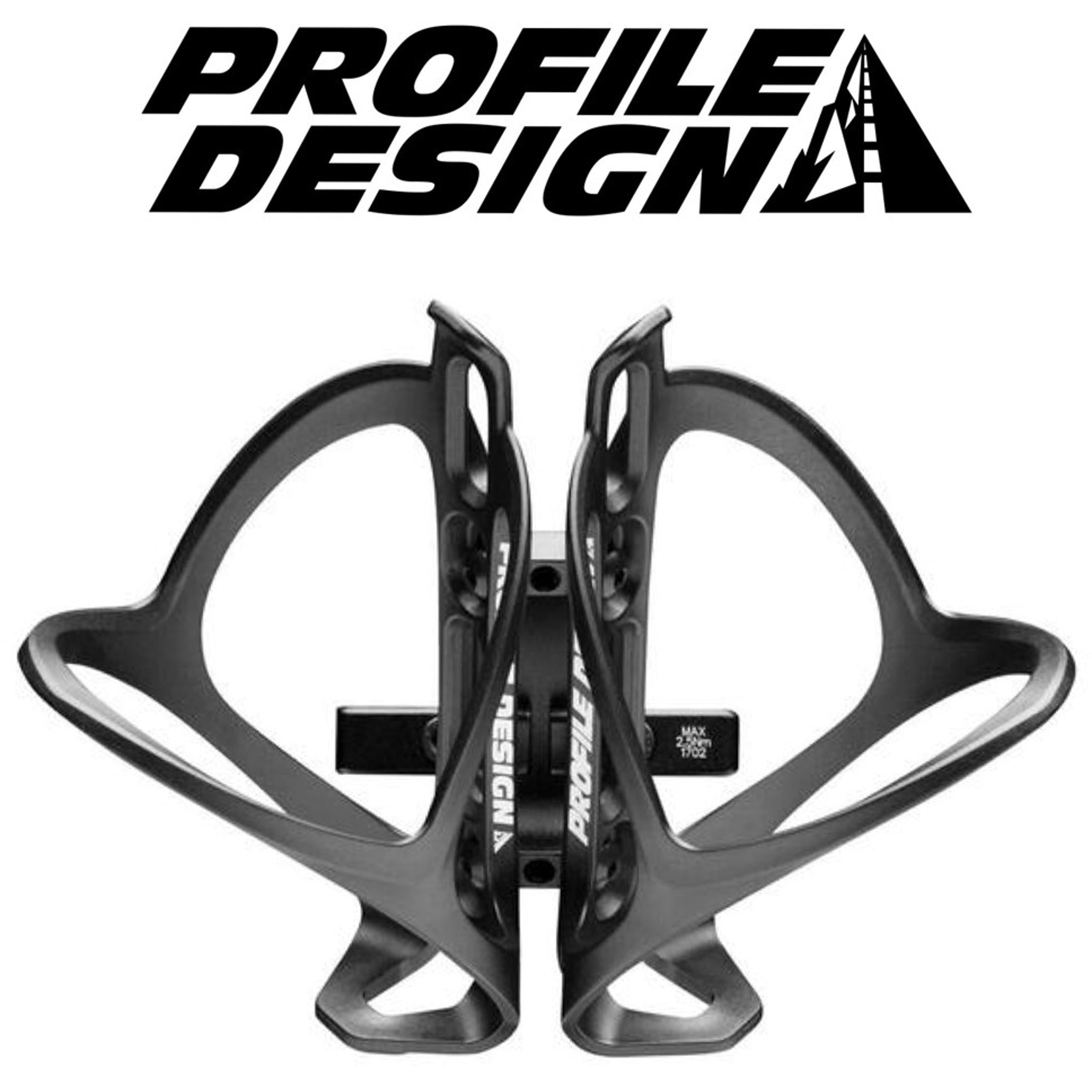 RMP Rear Mount Dual Bottle Cage Black