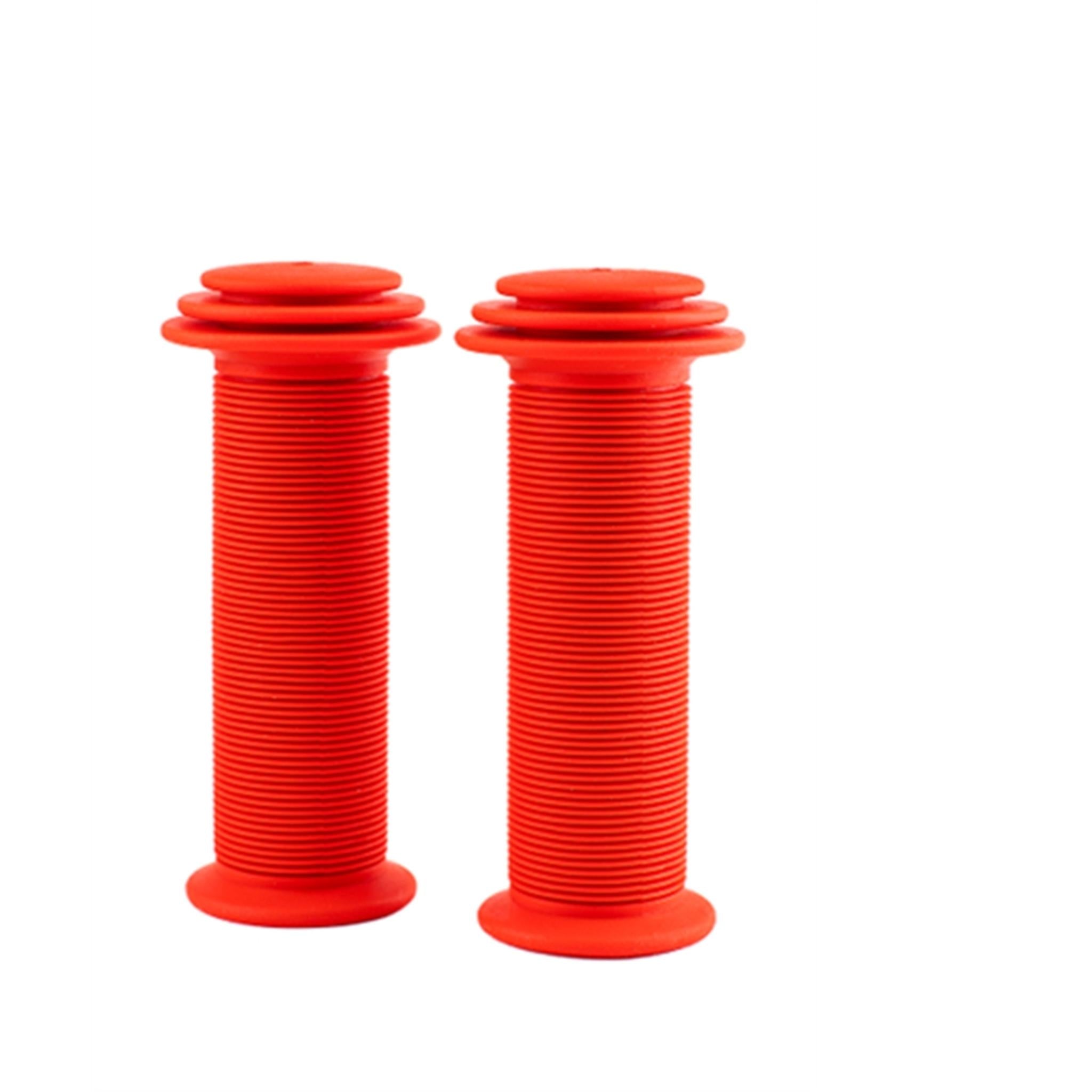 Rascal Kids Bike Mushroom Grips 100mm Red
