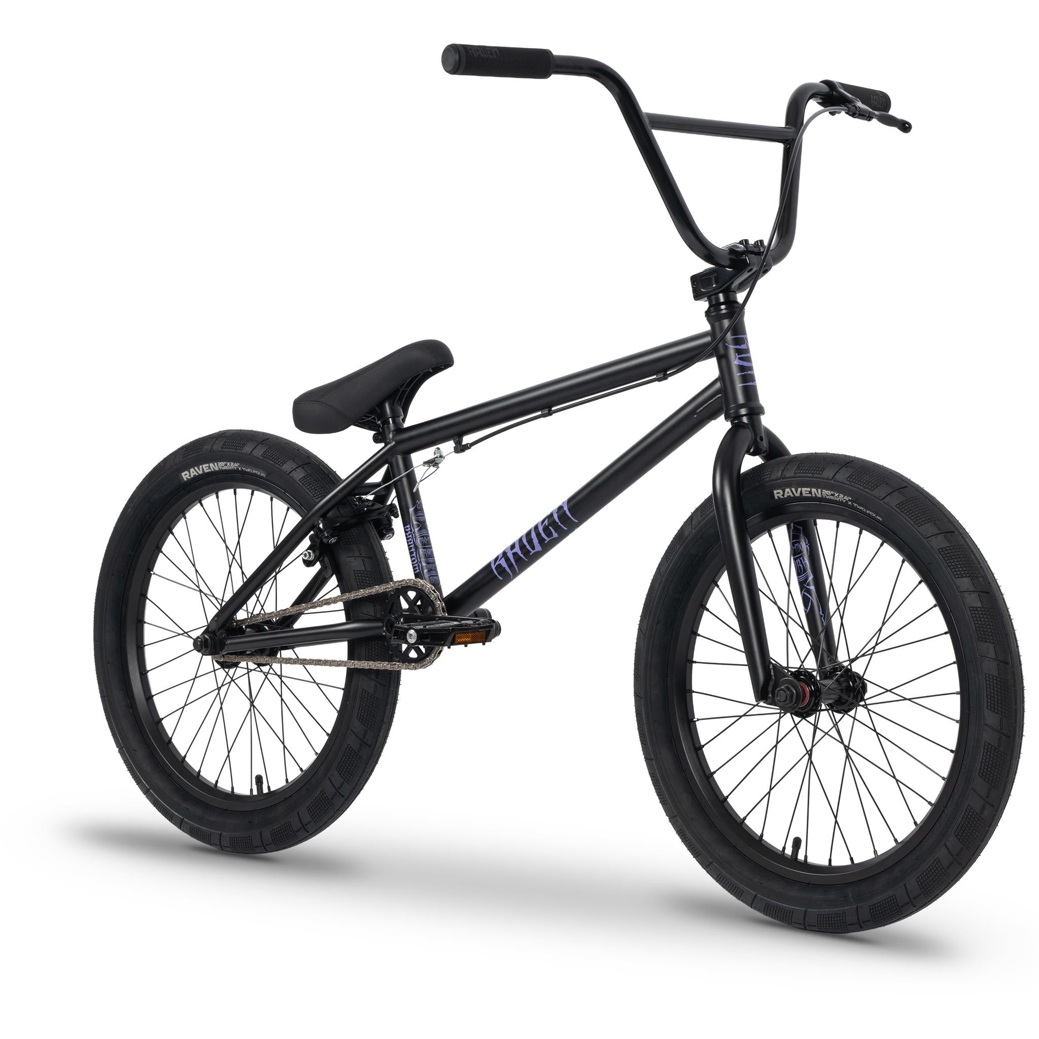 Raven 20'' Phantom XL 21'' TT BMX Bike Matte Black