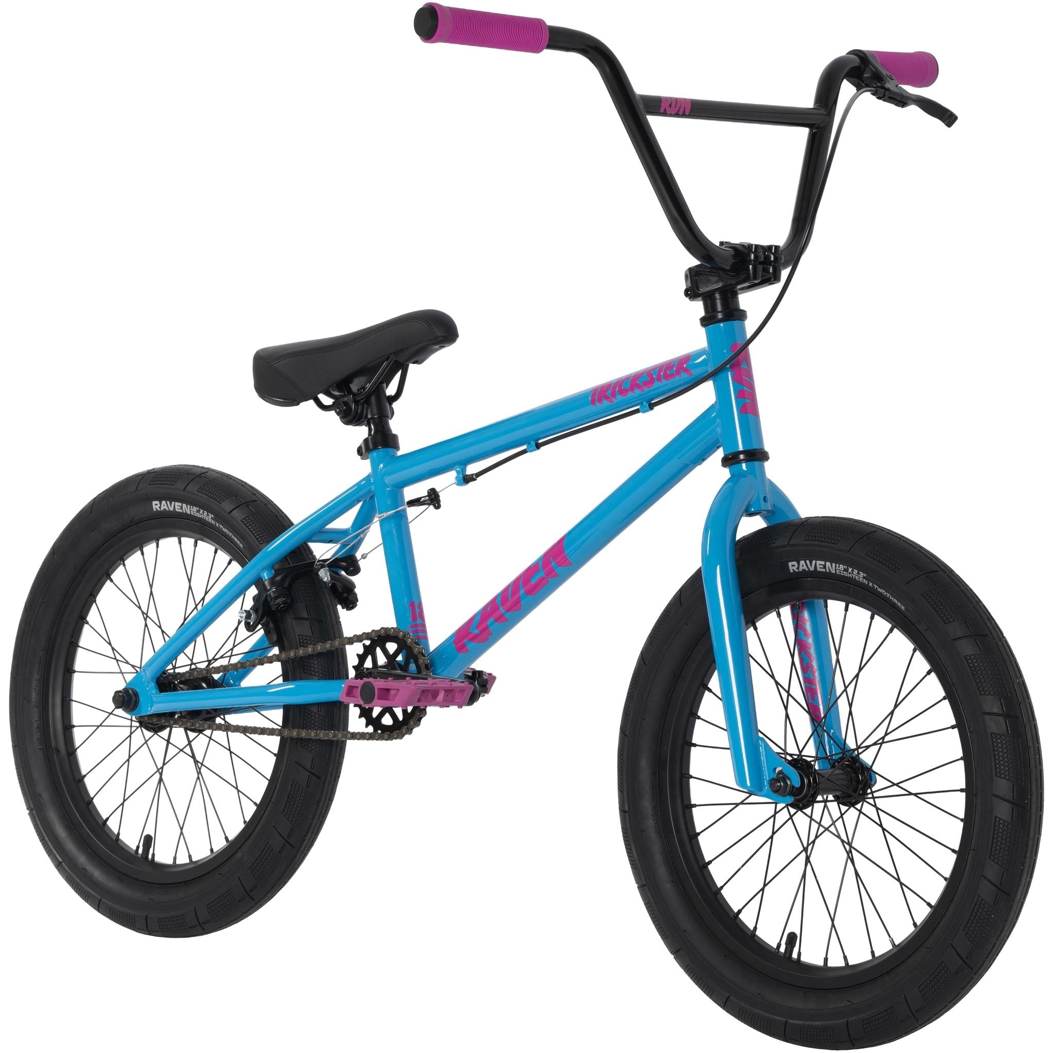 Raven Trickster 18'' BMX Bike Neon Coral