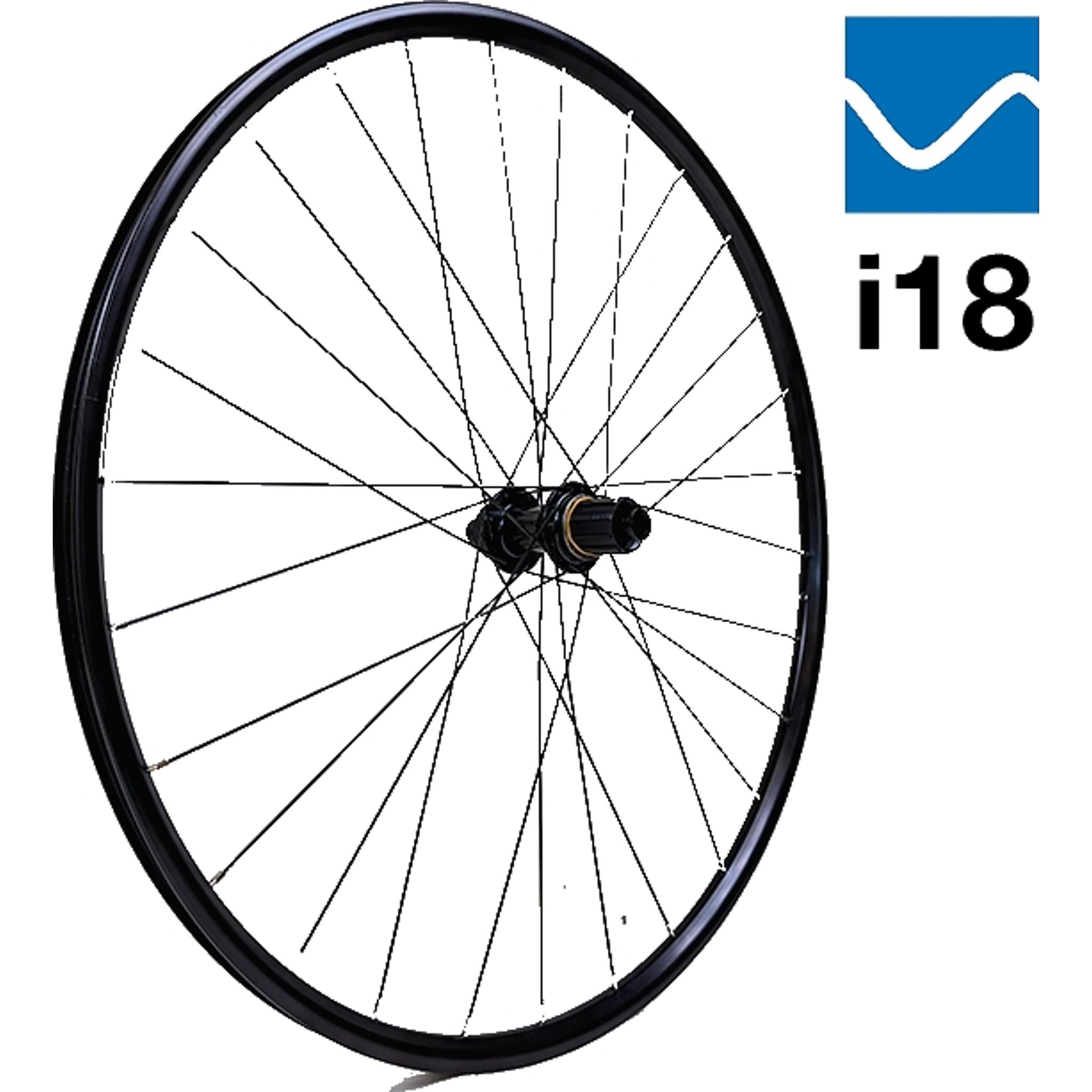 Ryde Black Range i18 Center Lock MTB Rear Wheel 29'' 148 x 12mm Black