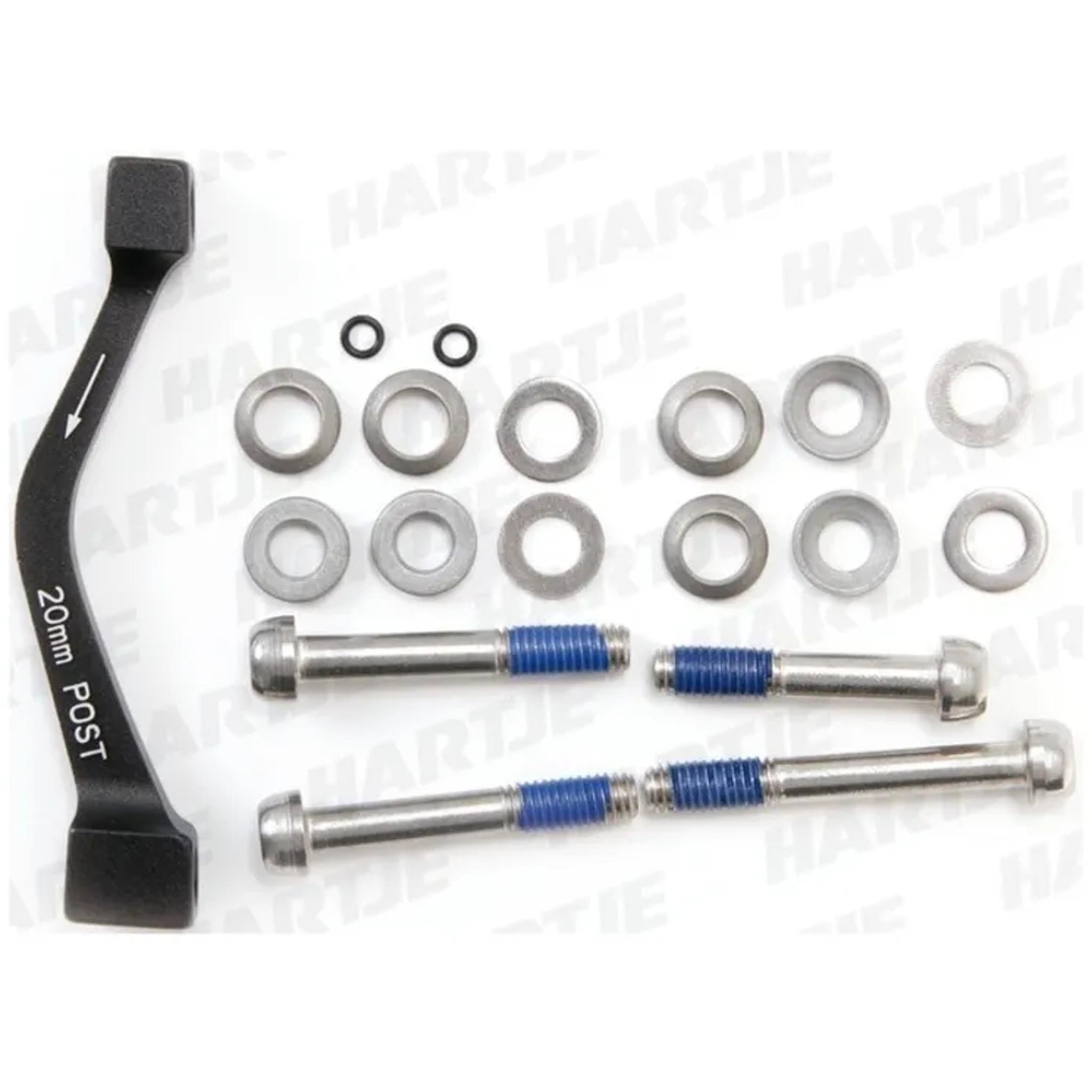 SRAM 20mm Post Bracket with Caliper Mounting Bolts