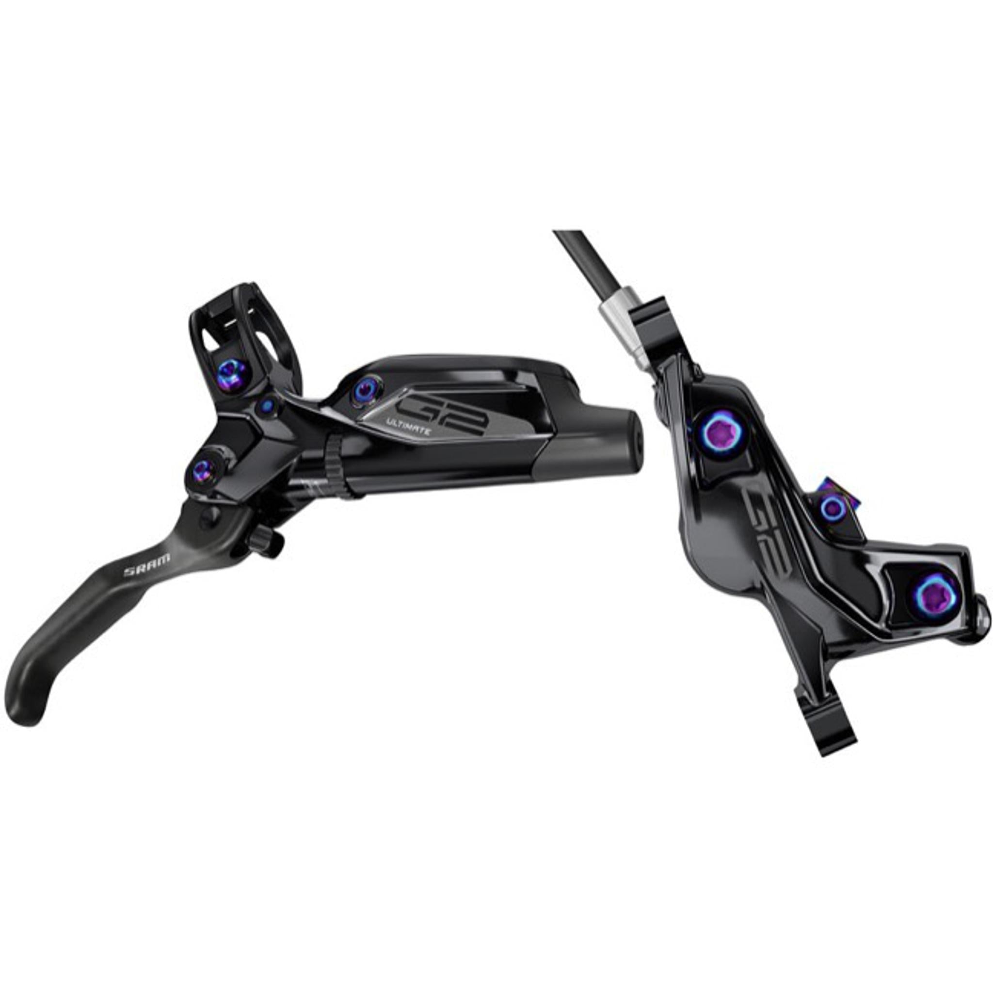 SRAM G2 Ultimate Carbon/Ti Front MTB Disc Brakeset 950mm Gloss Black/Rainbow