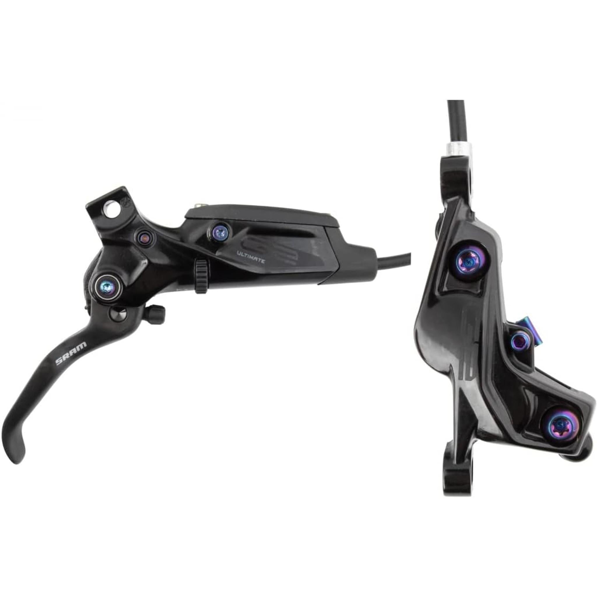 SRAM G2 Ultimate Carbon/Ti Rear MTB Disc Brakeset 2000mm Gloss Black/Rainbow