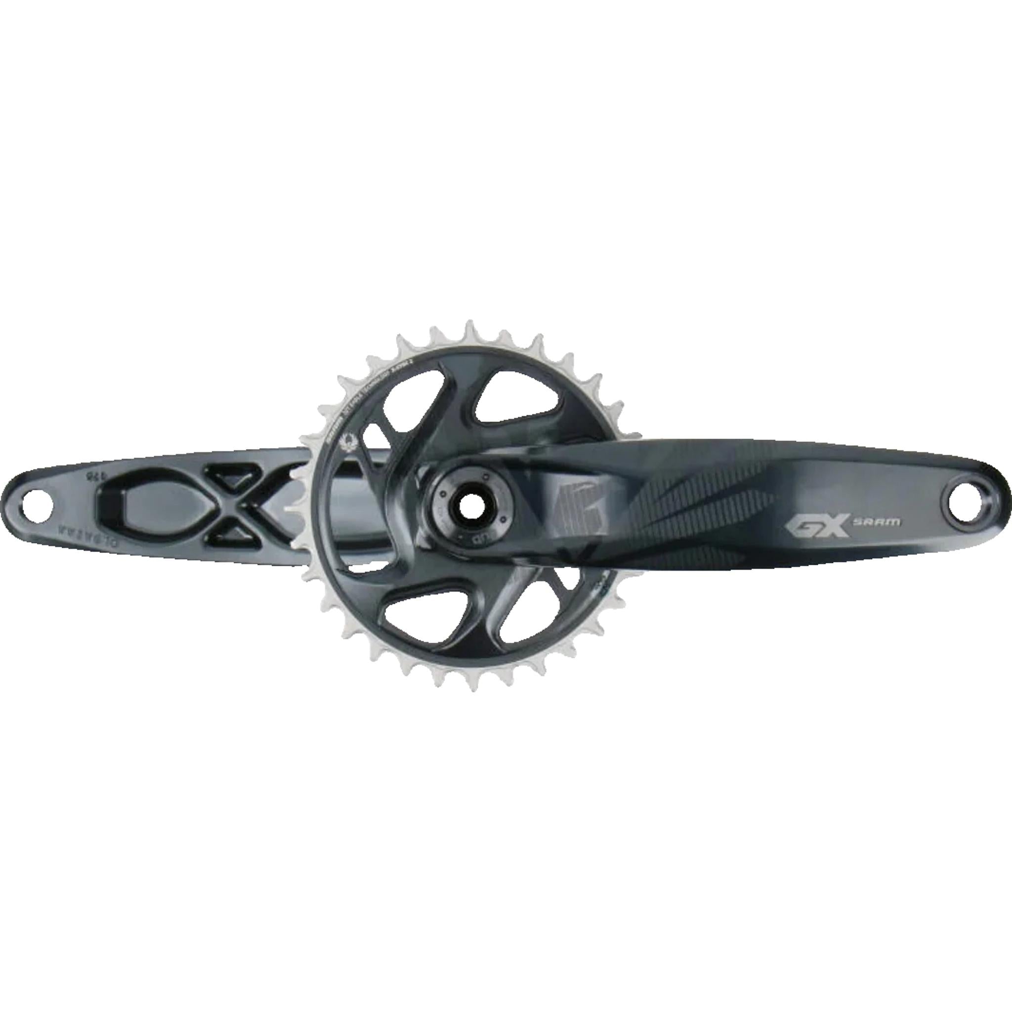 SRAM GX Eagle DUB FAT 4'' MTB Crankset 30T 165mm Lunar Grey