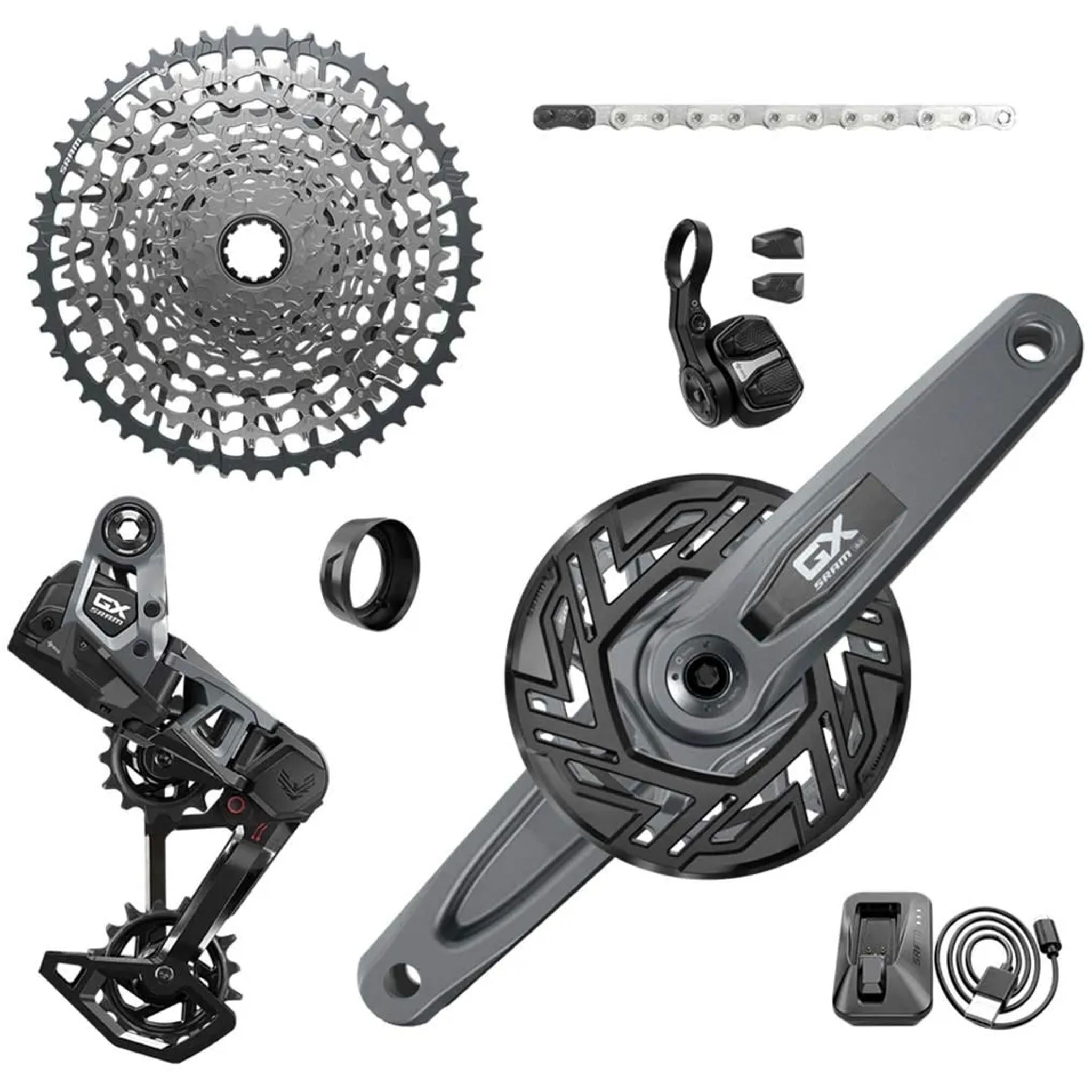SRAM GX Eagle E-MTB Transmission AXS Groupset 104BCD - Cranks Not Included