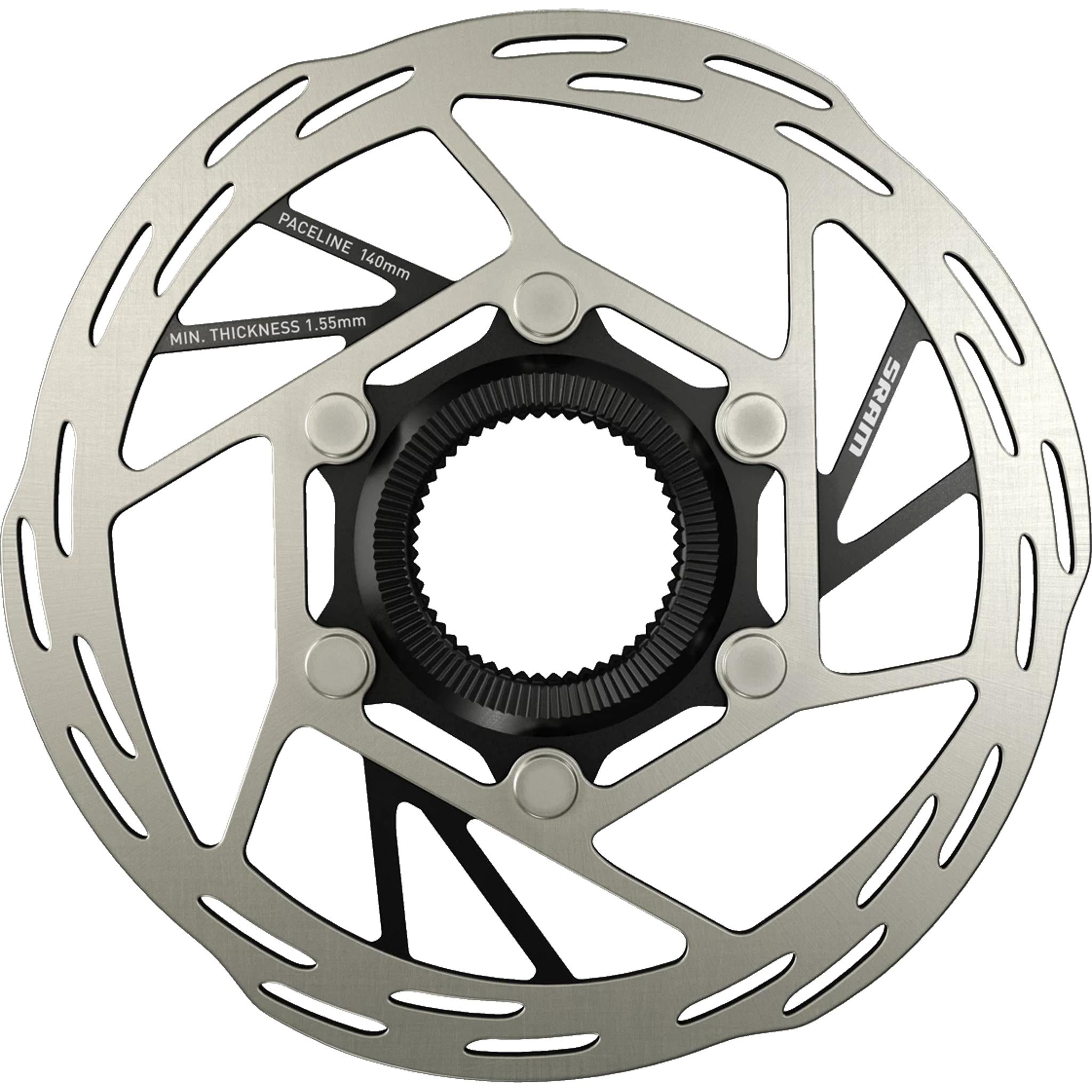 SRAM PaceLine CenterLock Hydraulic Disc Brake Rotor 140mm Silver
