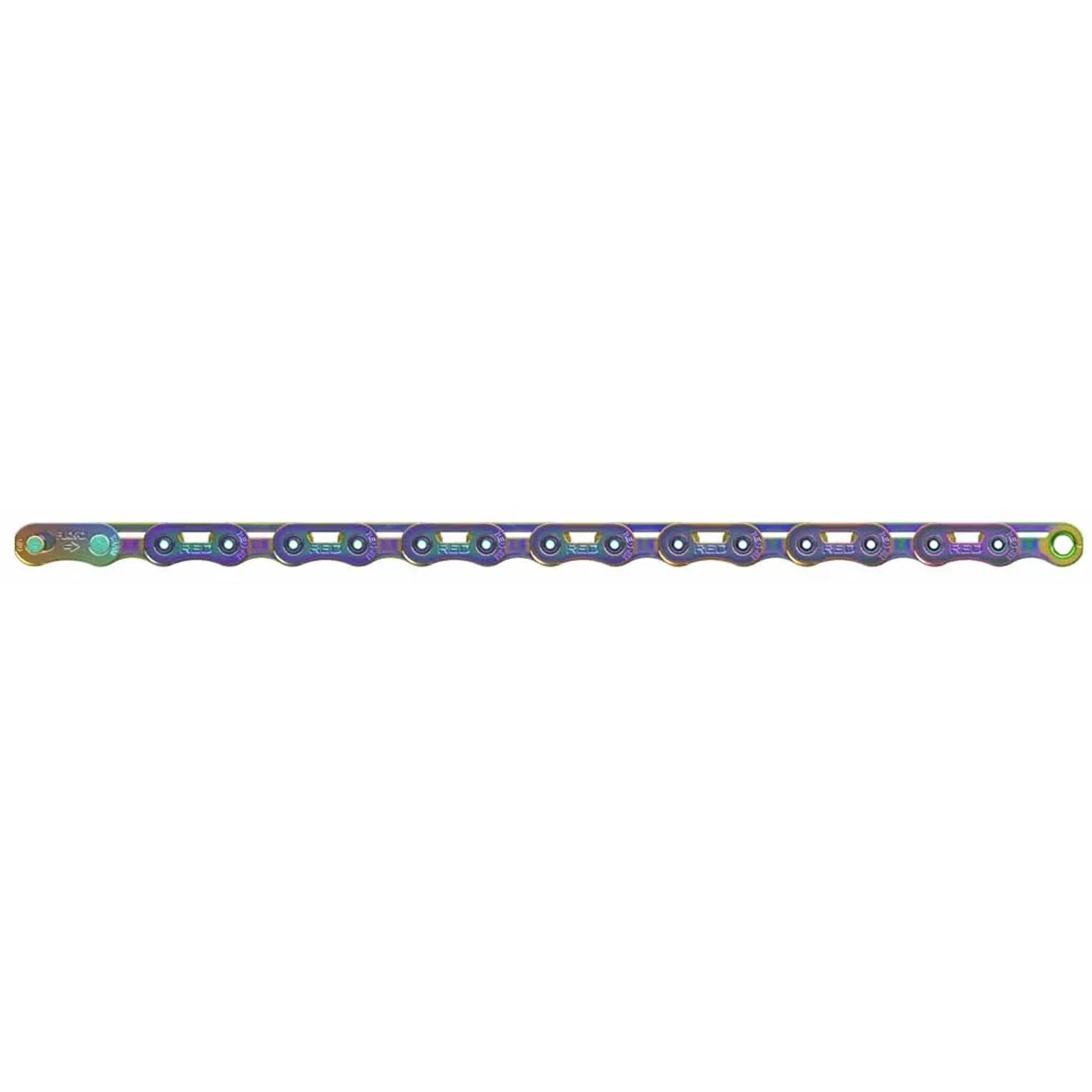 SRAM Red E1 Flattop 12-Speed Chain 114L Rainbow