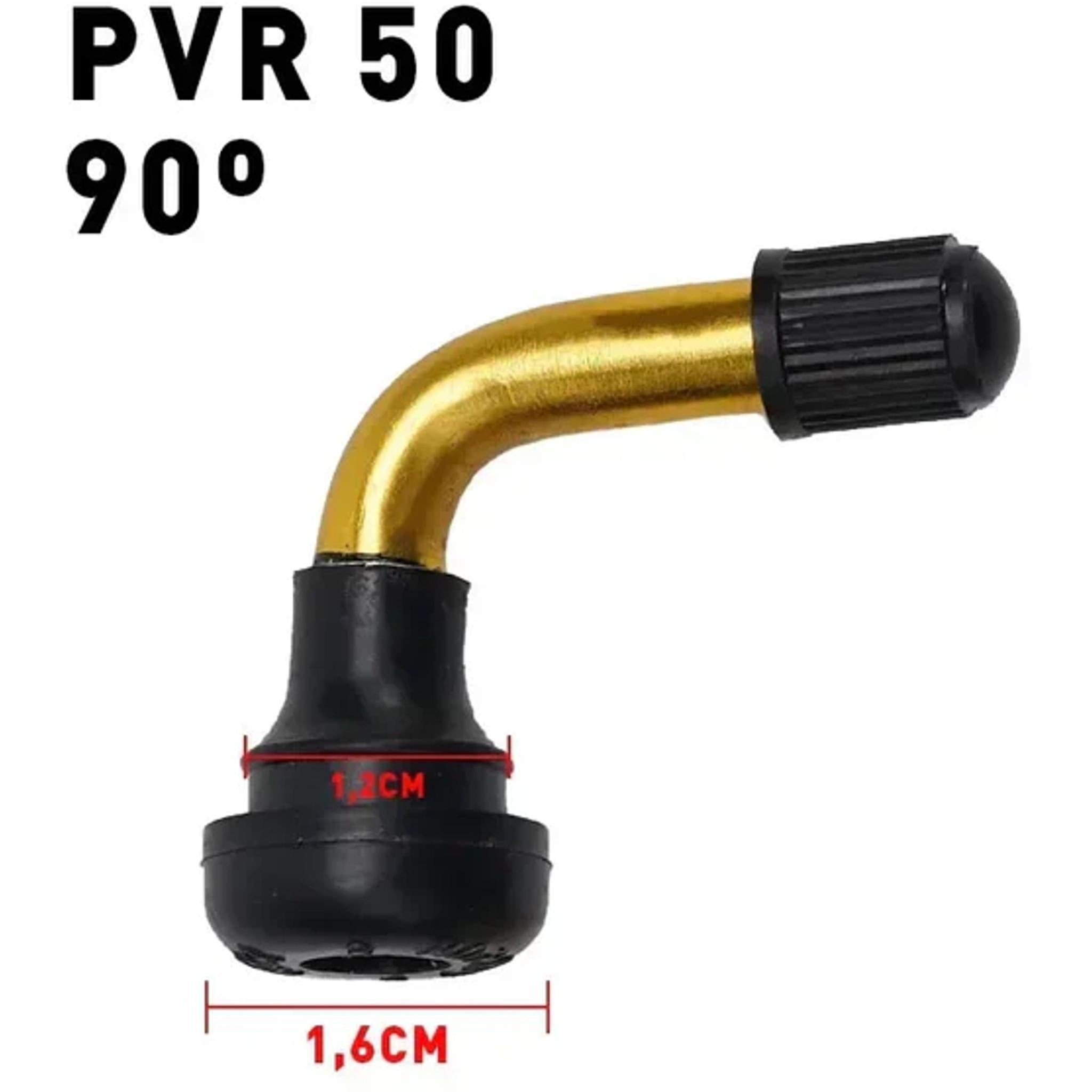 Safe Scoot PVR50 90-Degrees Bent Tubeless E-Scooter Tyre Valve