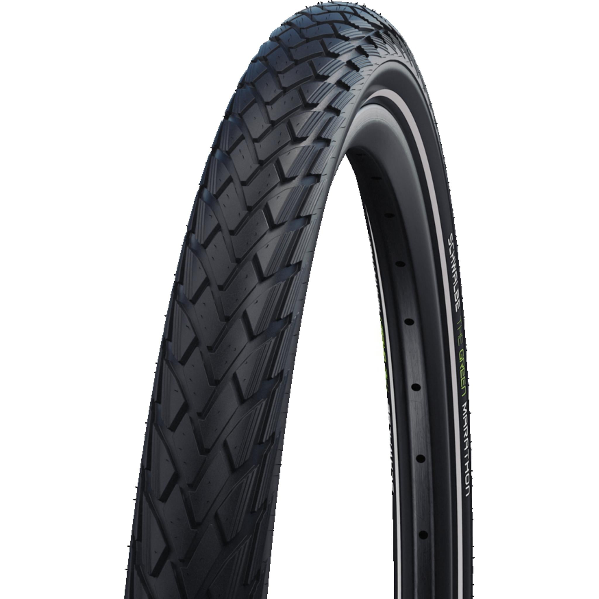 Schwalbe Green Marathon Reflective Sidewall Hybrid Tyre 20x1.75'' (47-406)