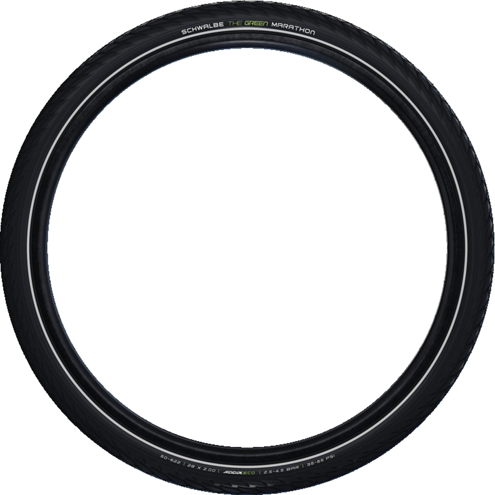 Schwalbe Green Marathon Reflective Sidewall Hybrid Tyre 26x1.25'' (32-559)
