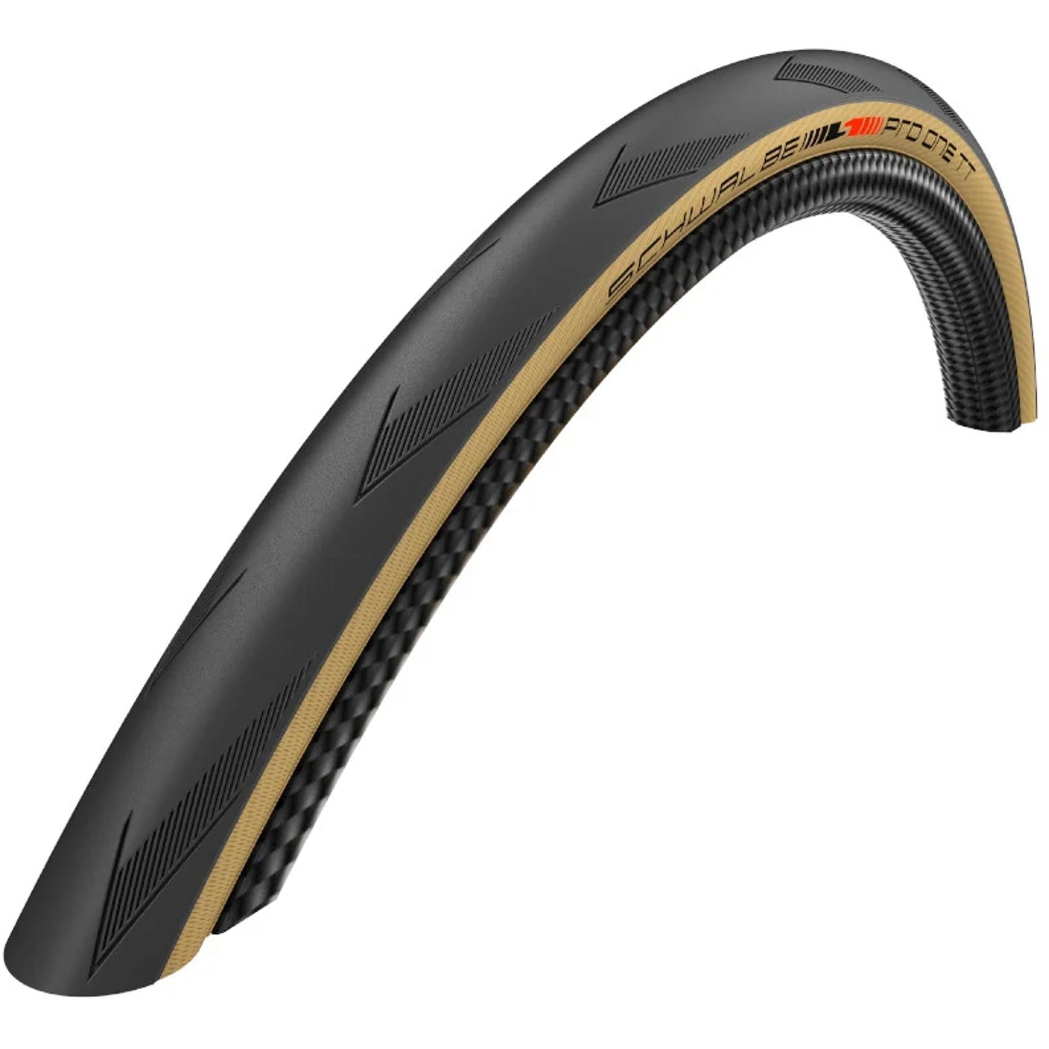 Schwalbe Pro One TT Folding Bead Road Tyre 700x25C Black