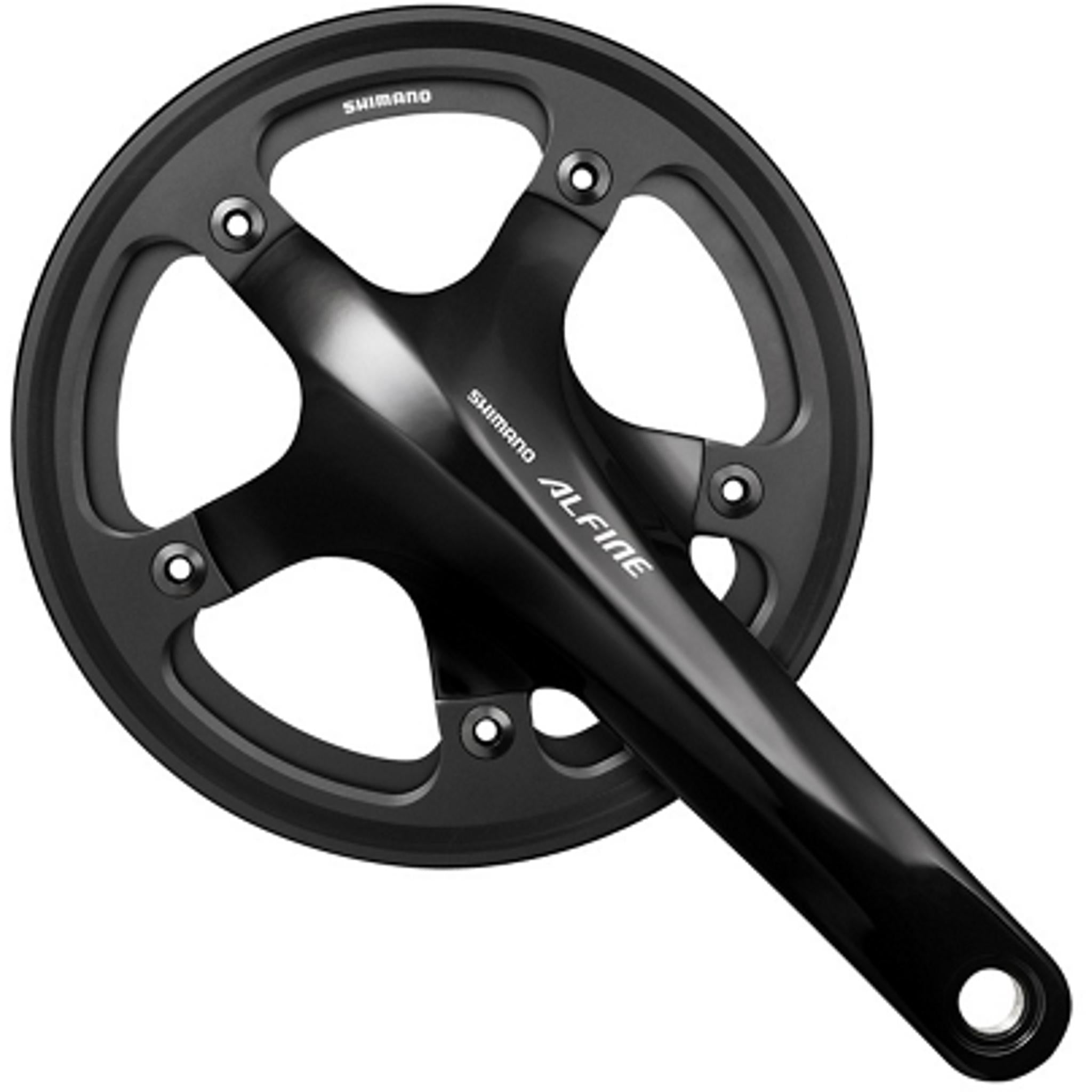 Shimano Alfine FC-S501 2-Piece Hybrid Crankset 45T Black