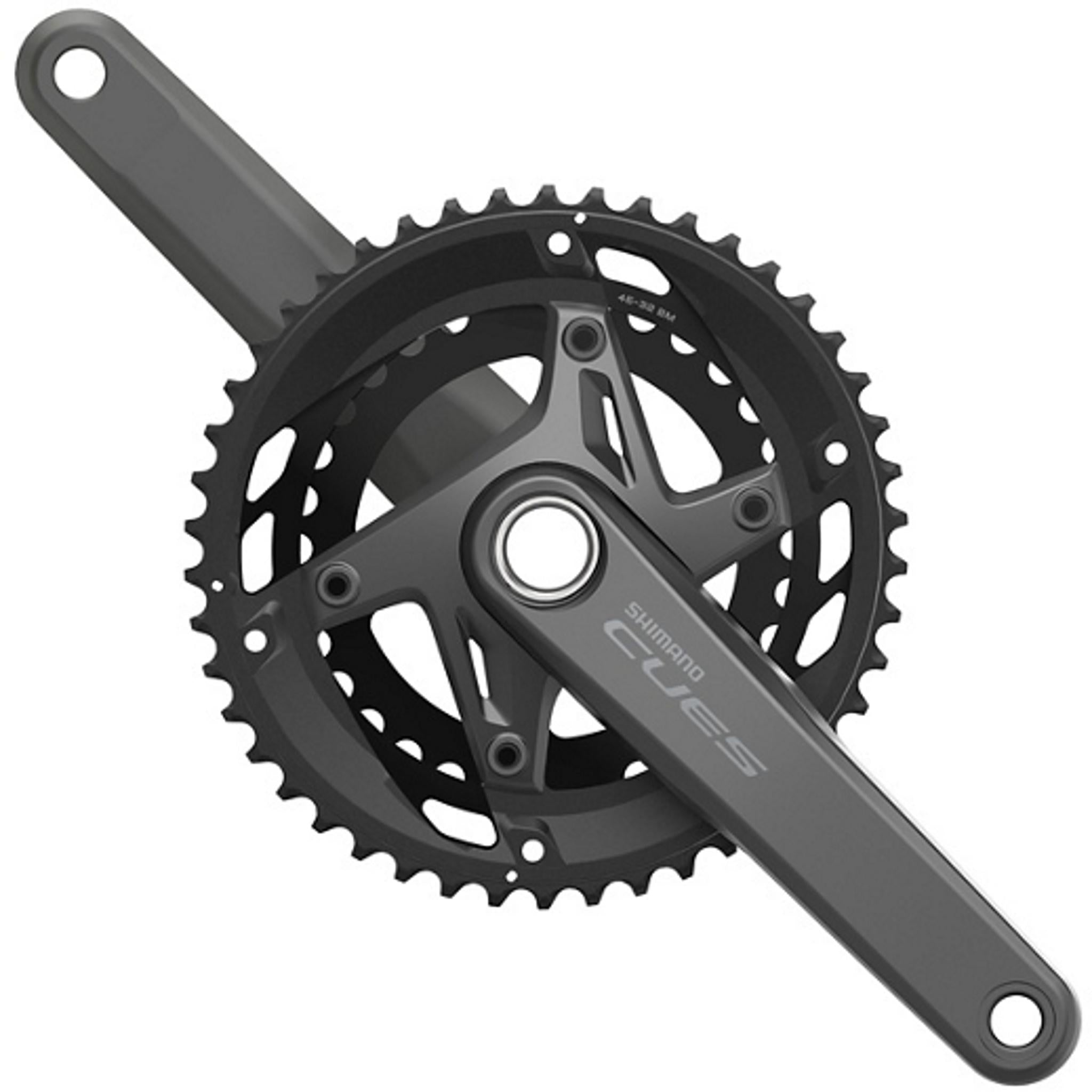 Shimano Cues FC-U6010-2 Hollowtech II 11-Speed Hybrid Crankset 46-32T 170mm