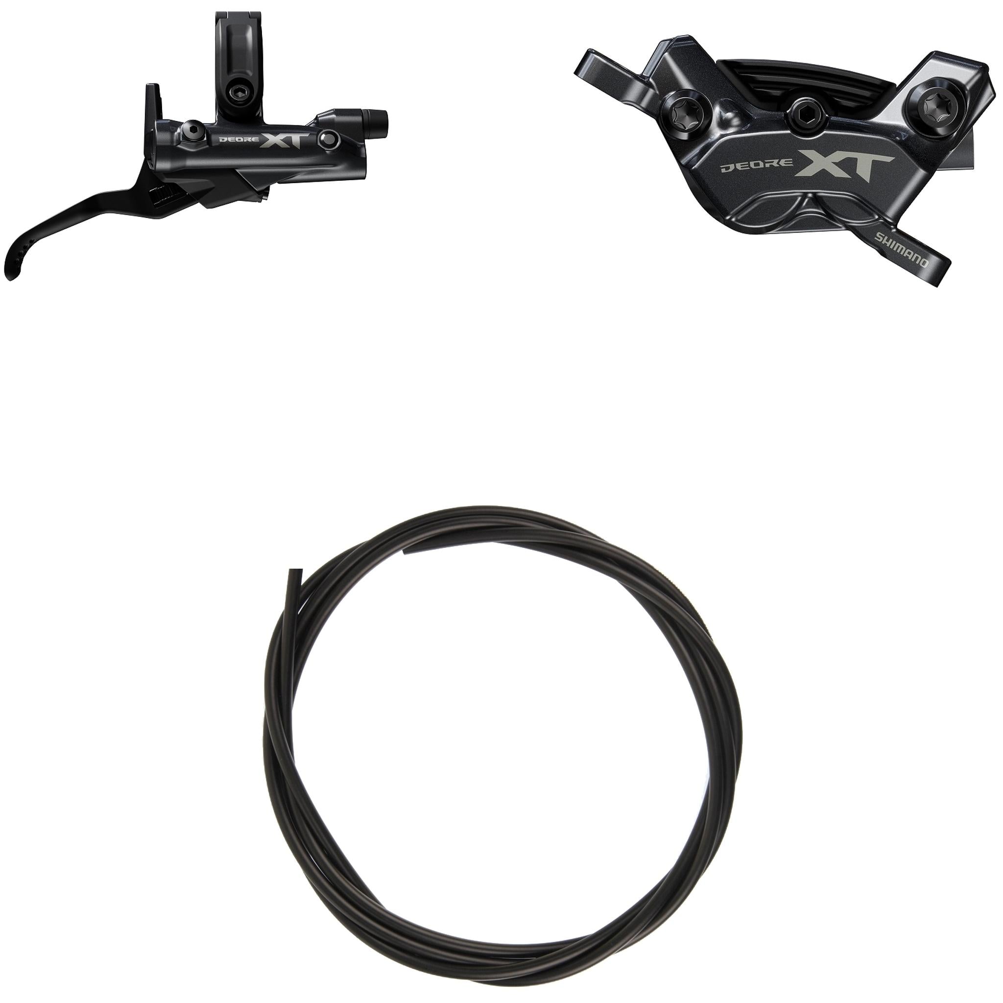 Shimano Deore XT Brake Kit - Right/Front Resin - w/ Fin - No adapter - 1000mm