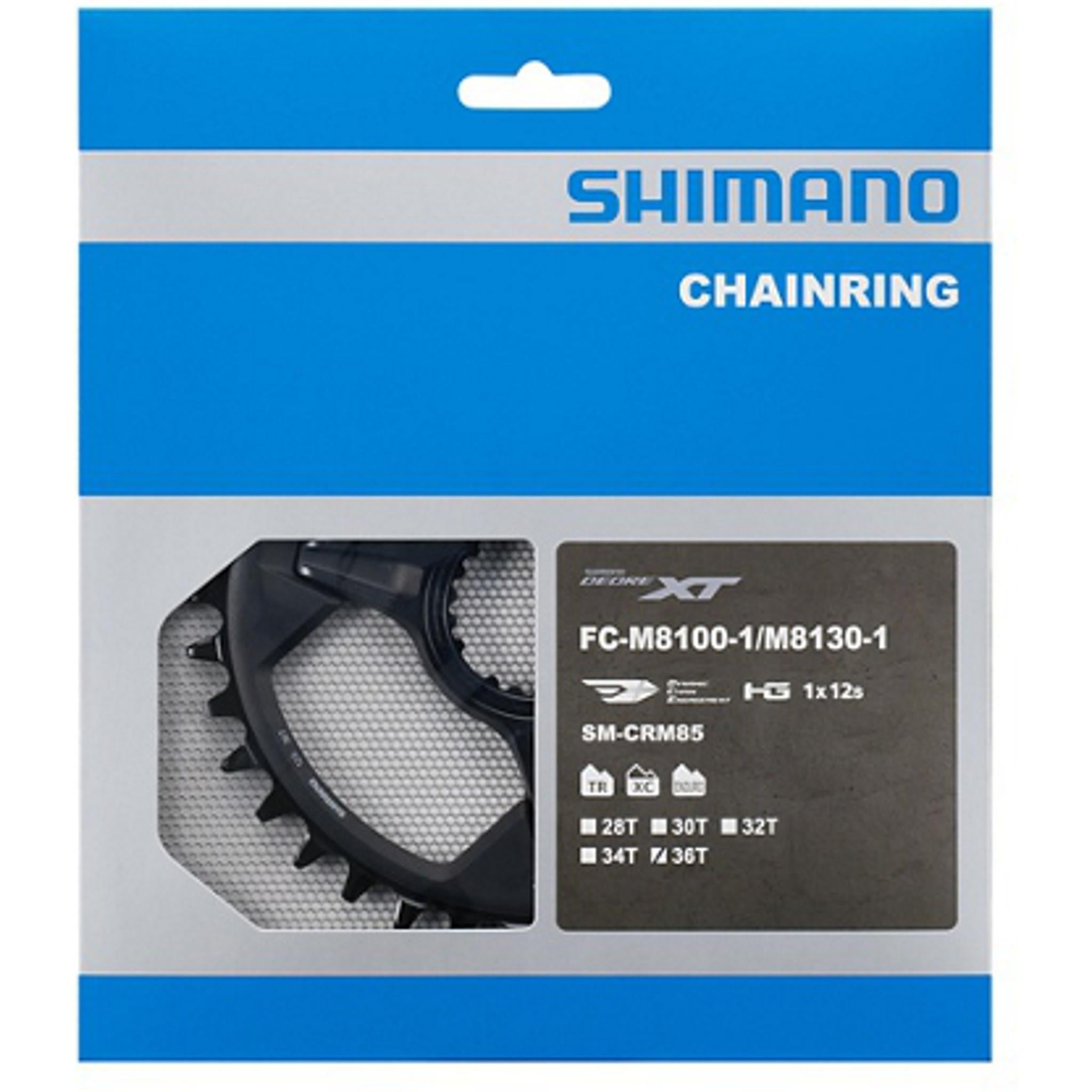 Shimano SM-CRM85 CHAINRING 36T XT for FC-M8100/ M8120/ M8130