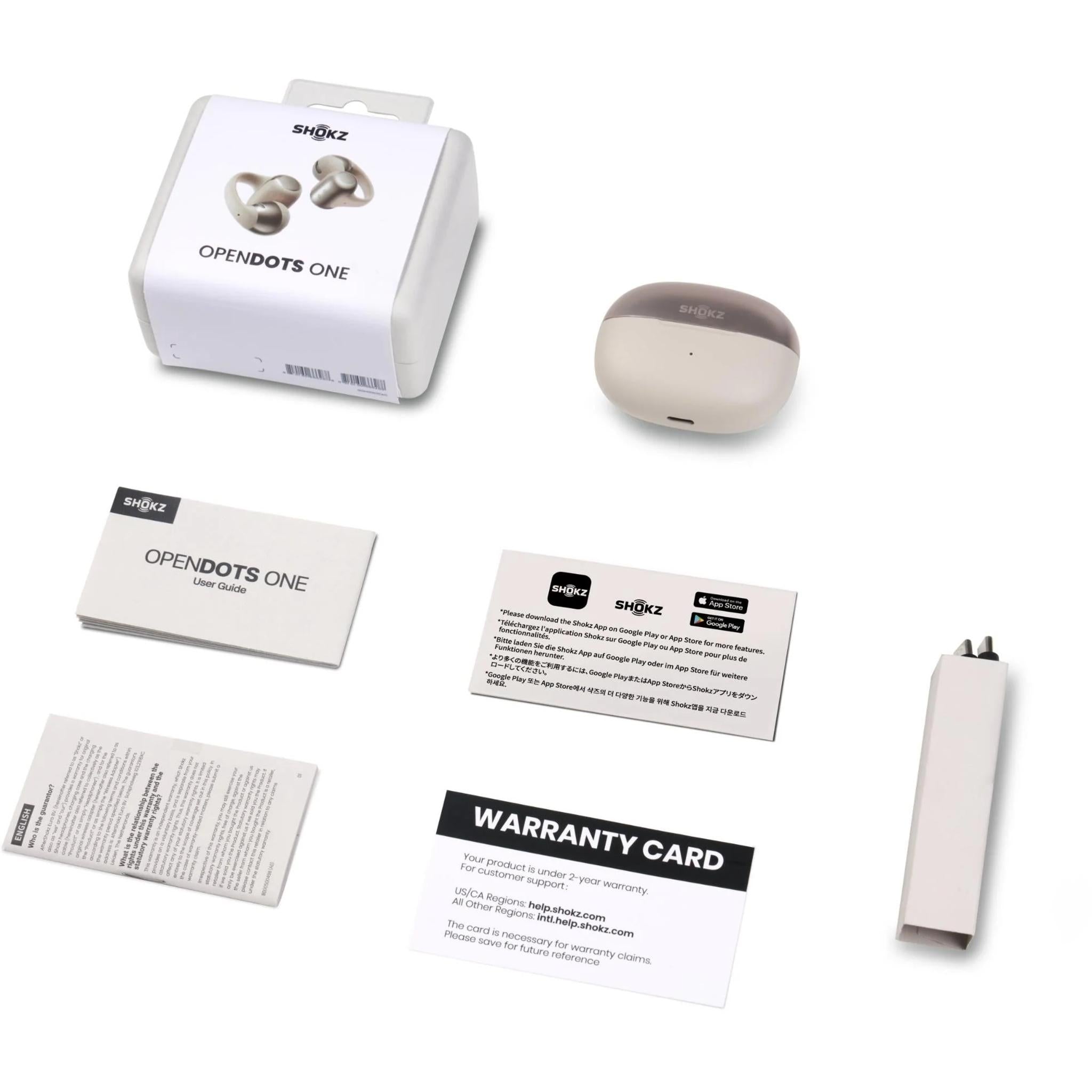 Shokz OpenDots ONE True Wireless Earbuds Grey – 99 Bikes