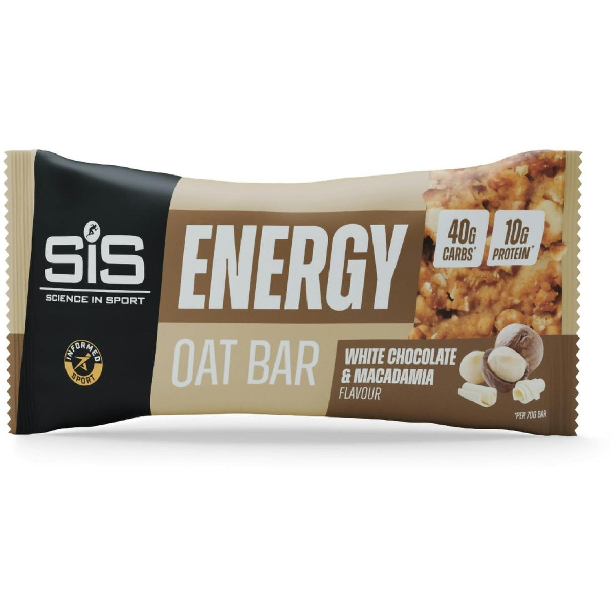 SiS Energy Oat Bar White Chocolate/Macadamia 70g