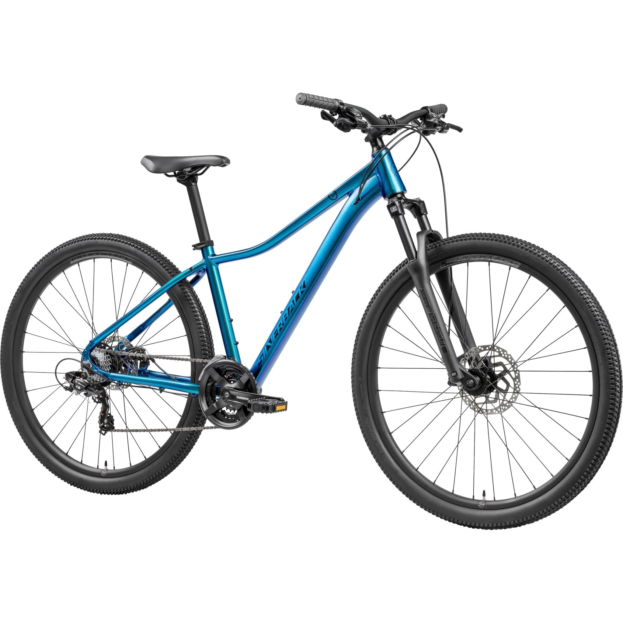 Silverback SE Series 7 Hardtail Mountain Bike Carribean Blue