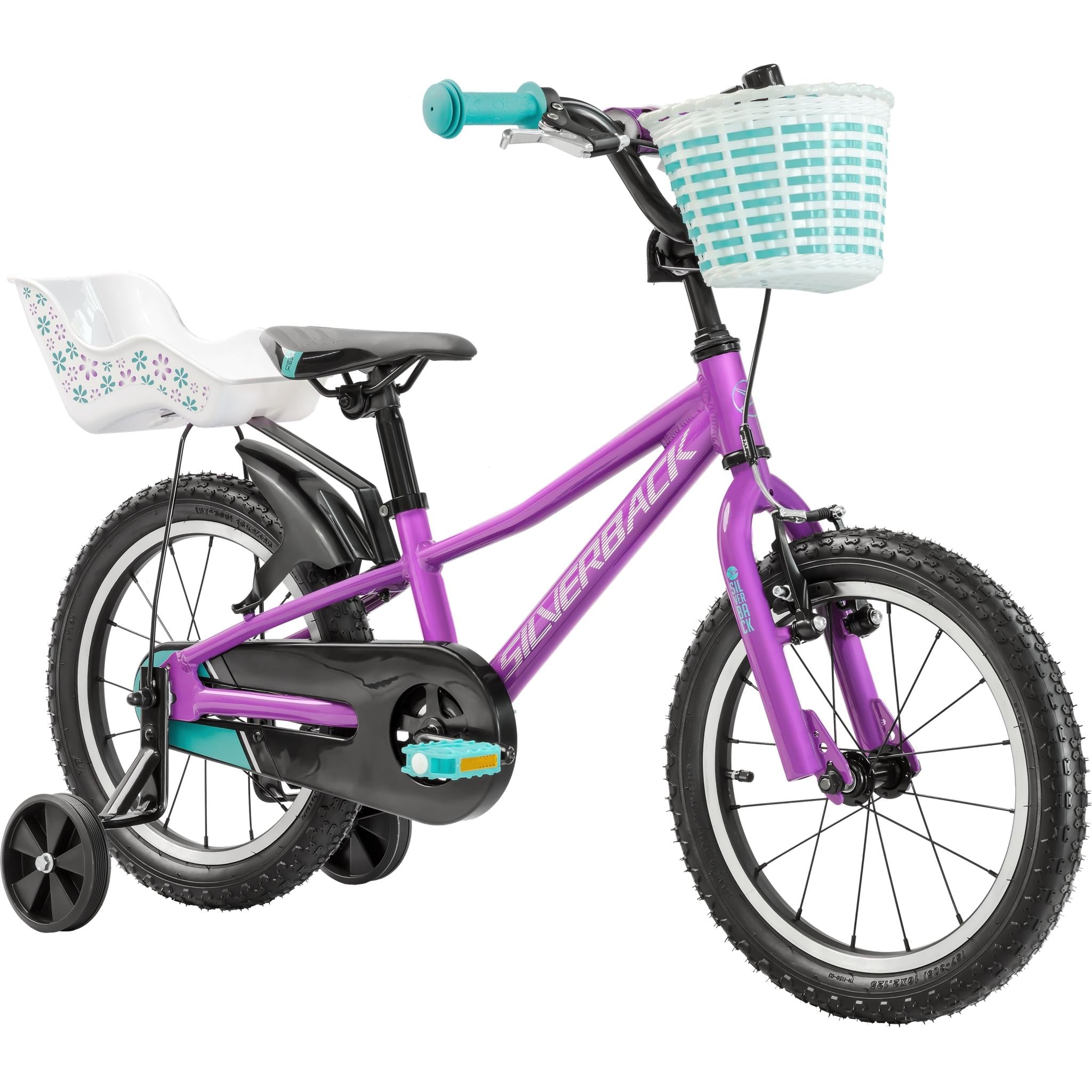Silverback Skid 16'' Kids Bike Grape Purple