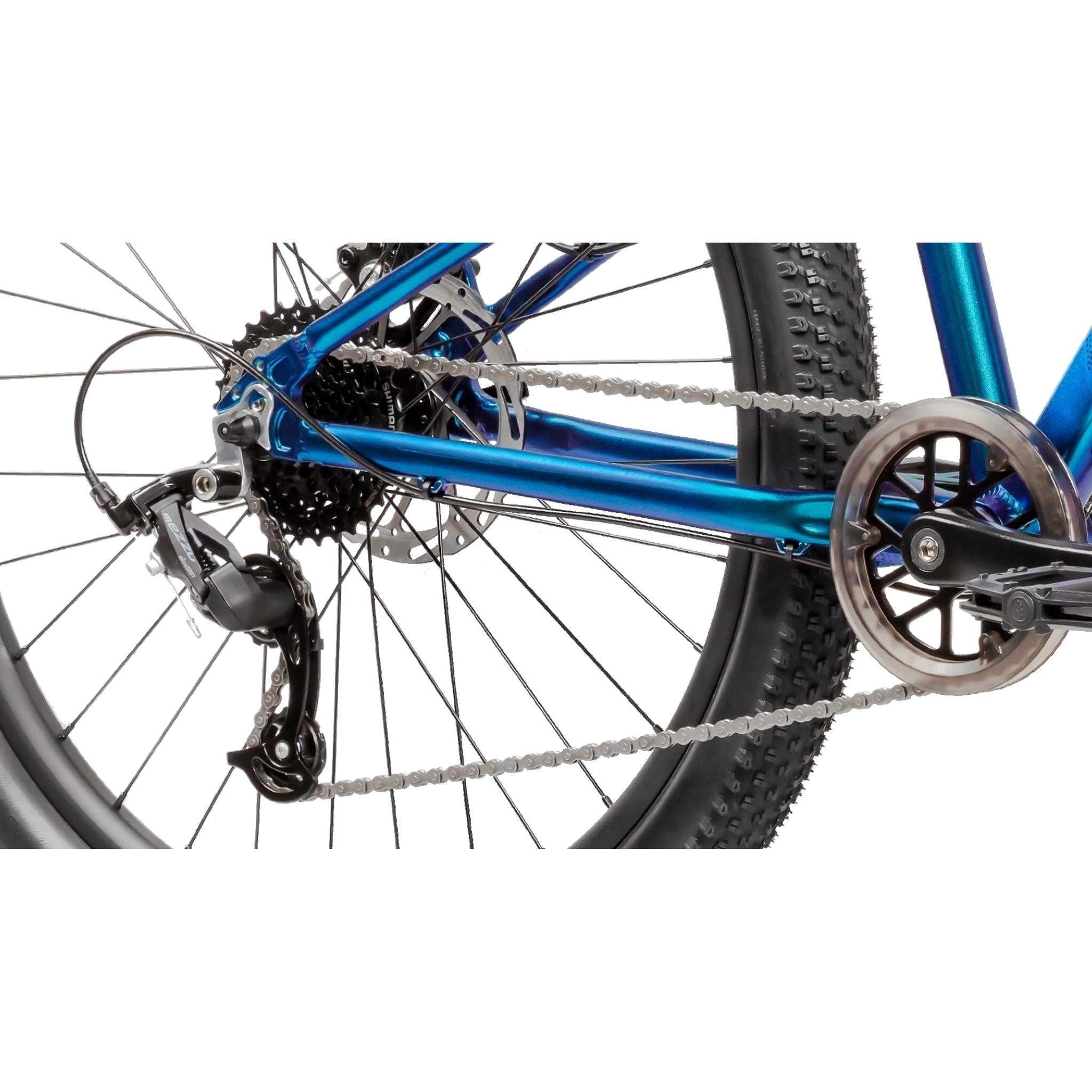 Silverback Spyke 26D 8-Speed Kids Mountain Bike Caribbean Blue