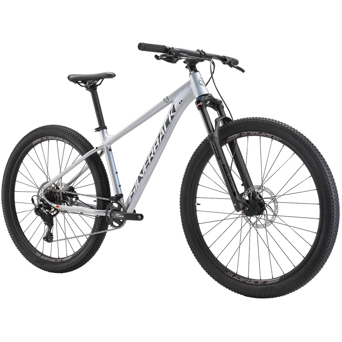 Silfverback Silverback Stride Adventure 27.5'' Hardtail Mountain Bike Silver Mist ...