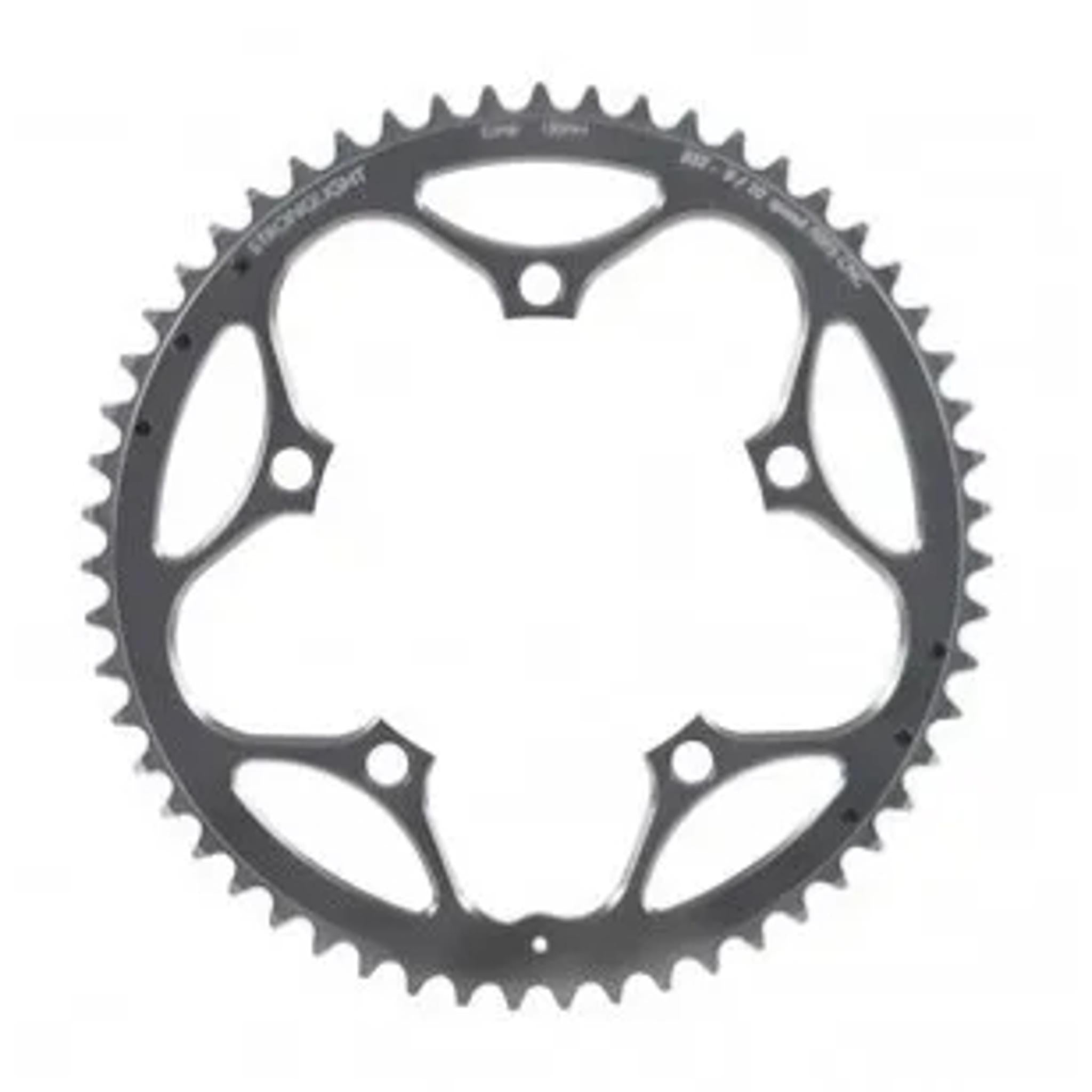 Stronglight 5-Arm 7075-S 9/10-Speed Road Chainring 50T 130mm BCD Silver
