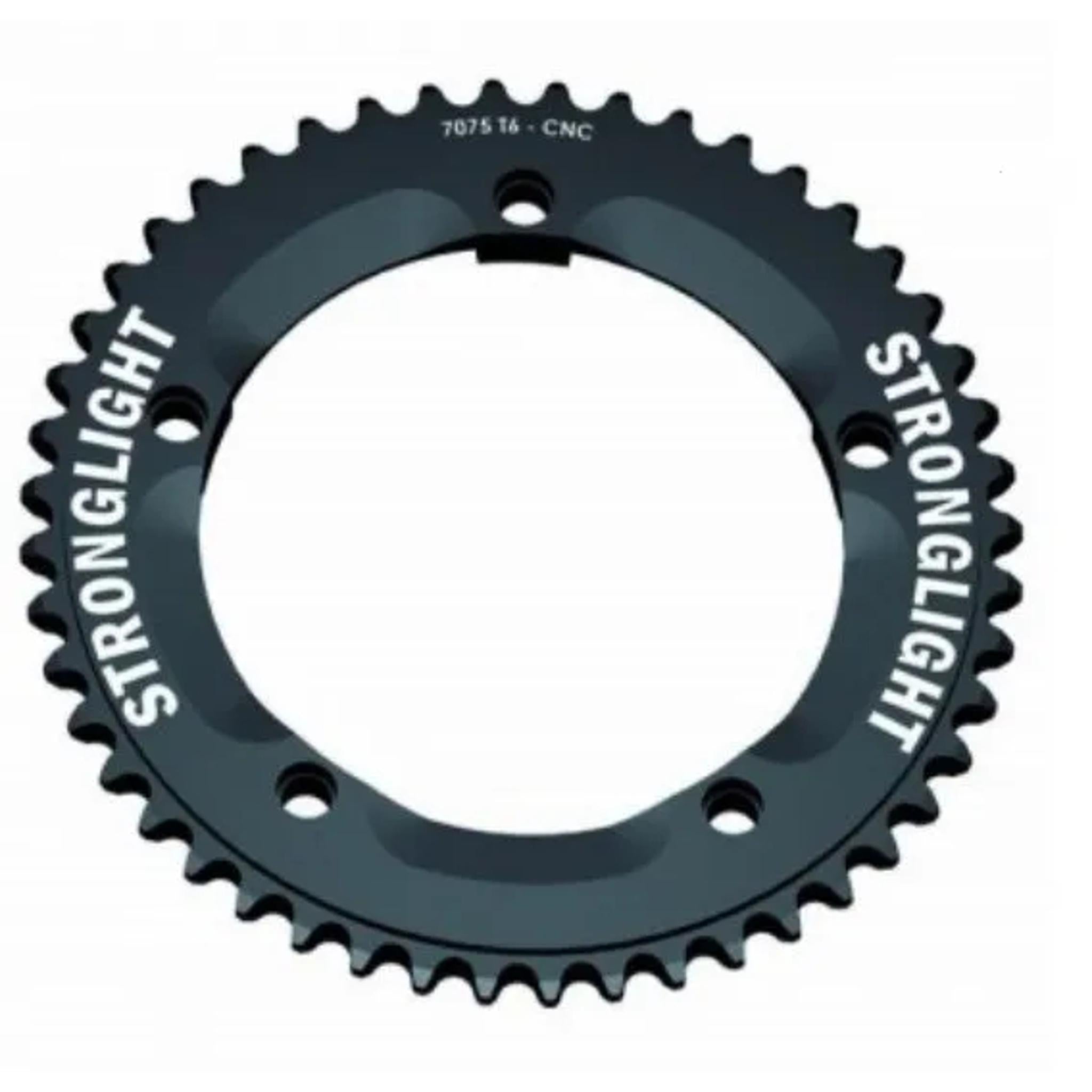 Stronglight Track 7075-T6 CNC Chainring Black 46T 144mm