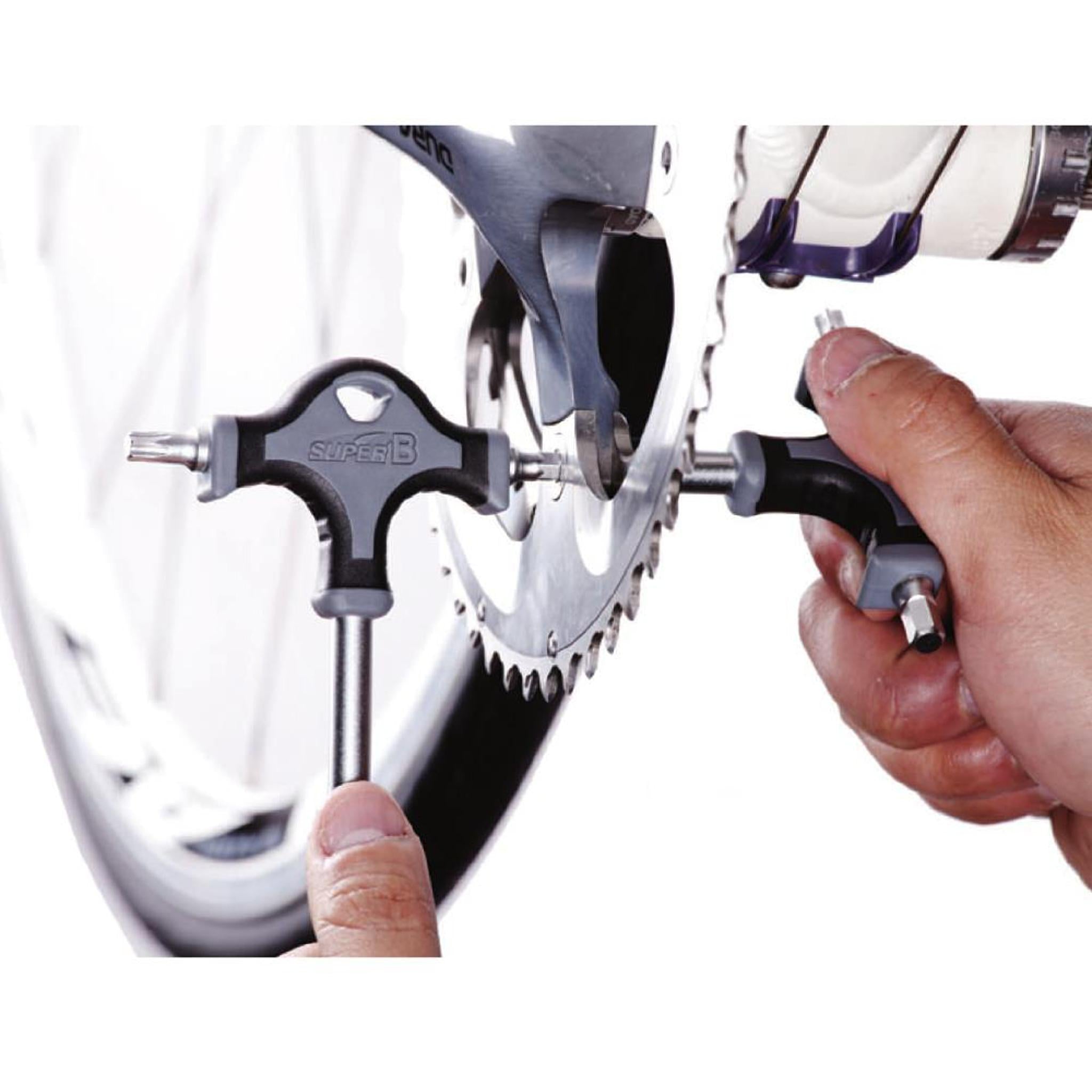 SuperB T-Shaped 6mm Torx Chainring Nut Wrench