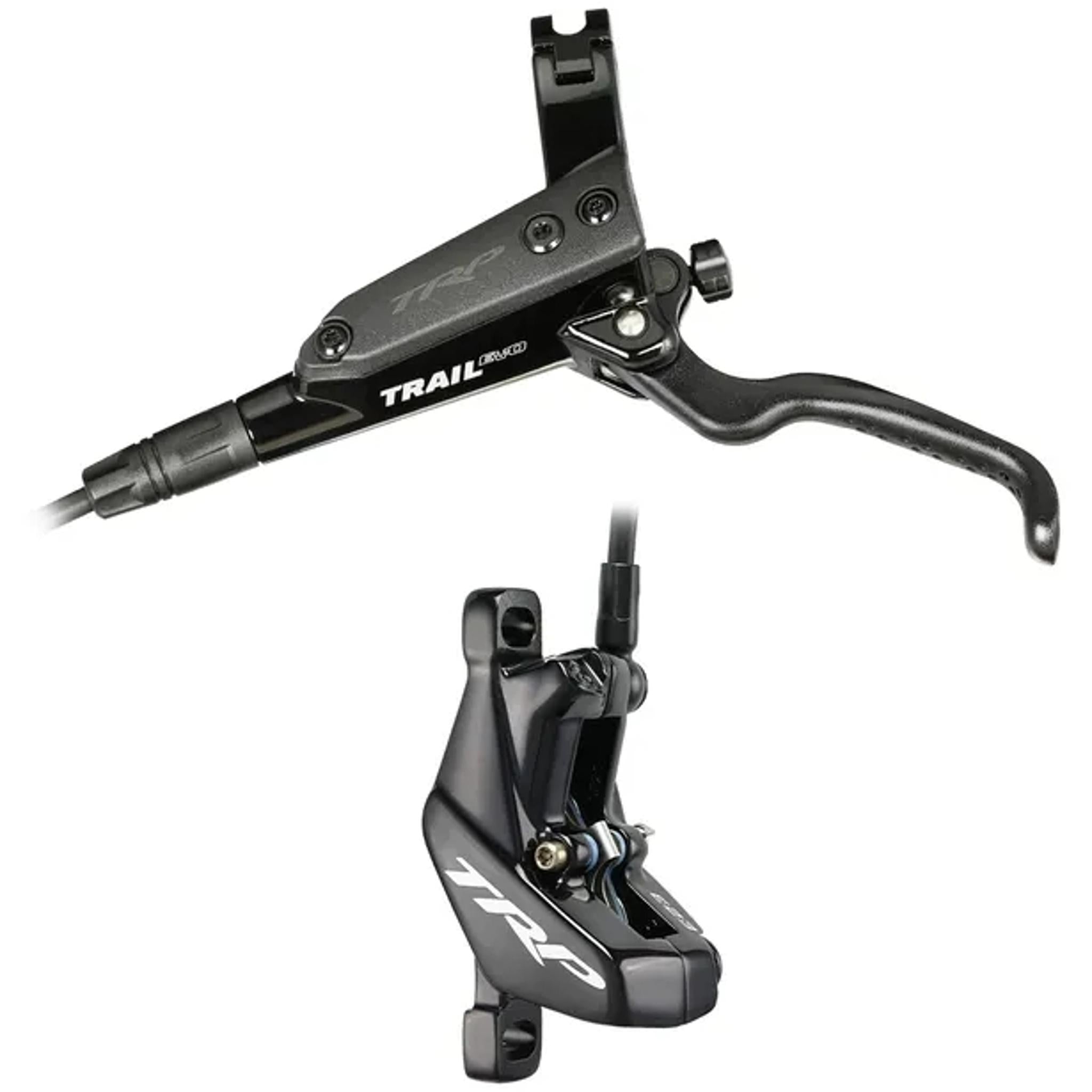 TRP Trail EVO Rear Hydraulic Disc Brake Set w/ 5mm Hose Gloss Black
