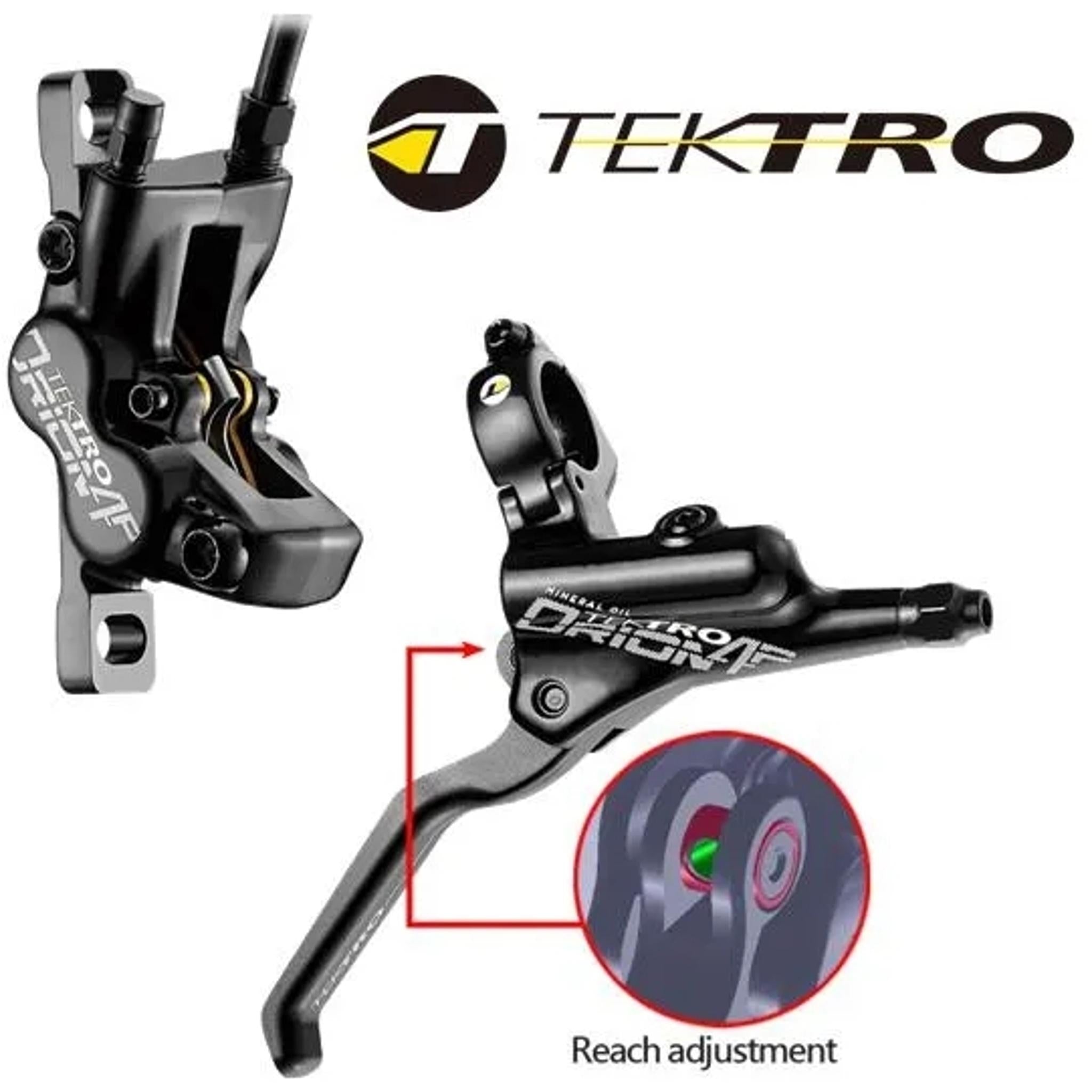 Tektro HD-M745F 4-Piston Front Hydraulic Disc Brake Kit 1900mm