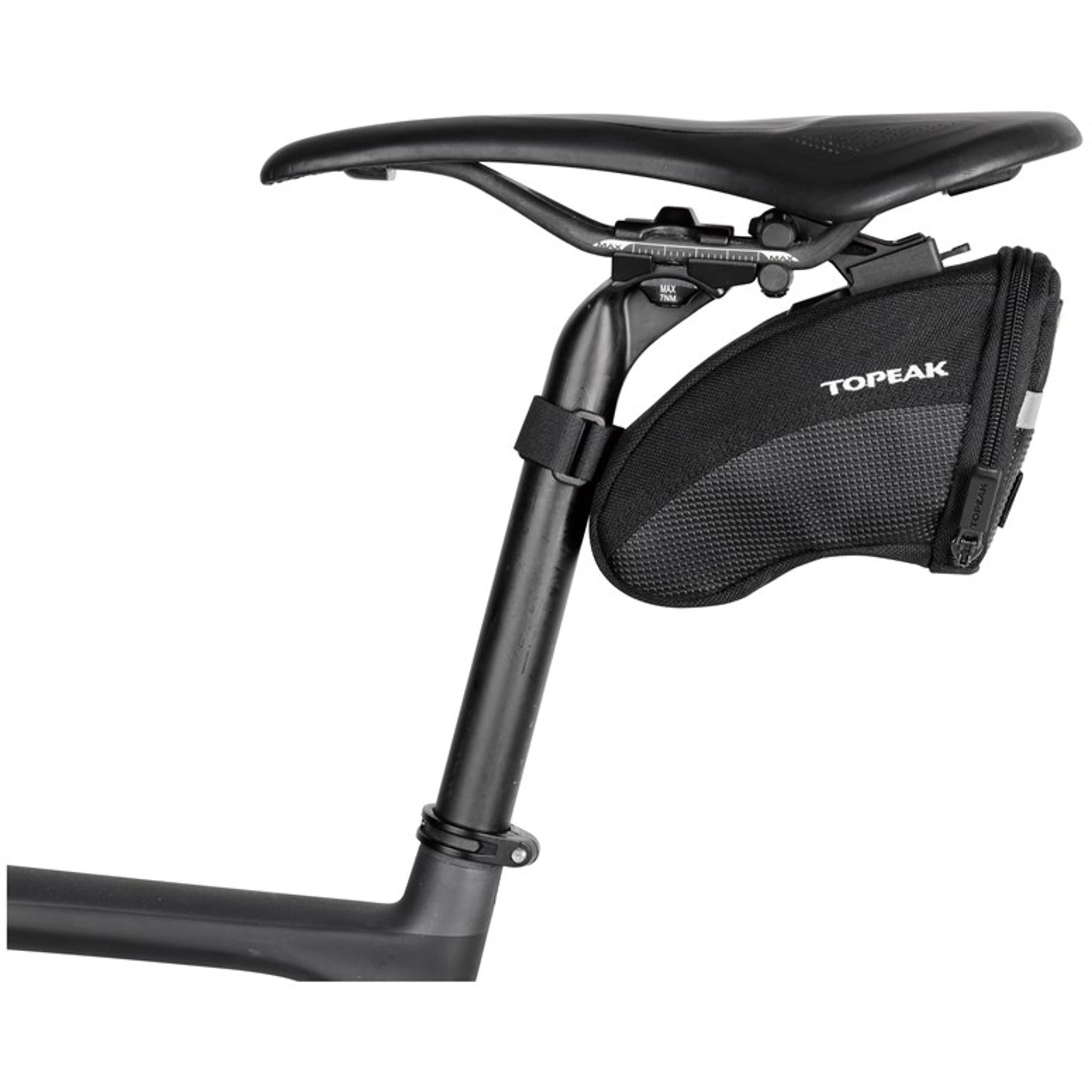Topeak Aero Wedge Pack Saddle Bag w/ Fixer Small 0.66L Black