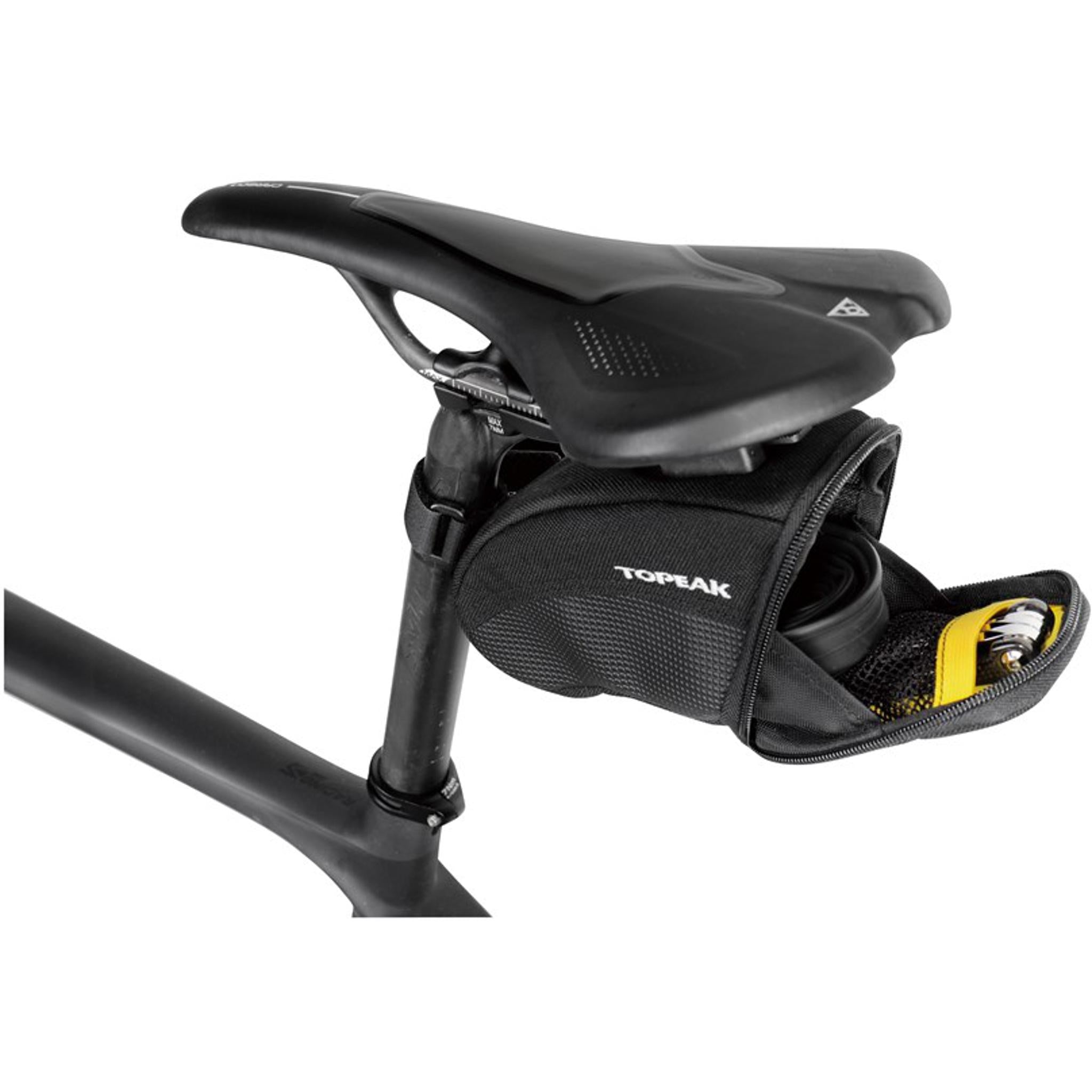 Topeak Aero Wedge Pack Saddle Bag w/ Fixer Small 0.66L Black