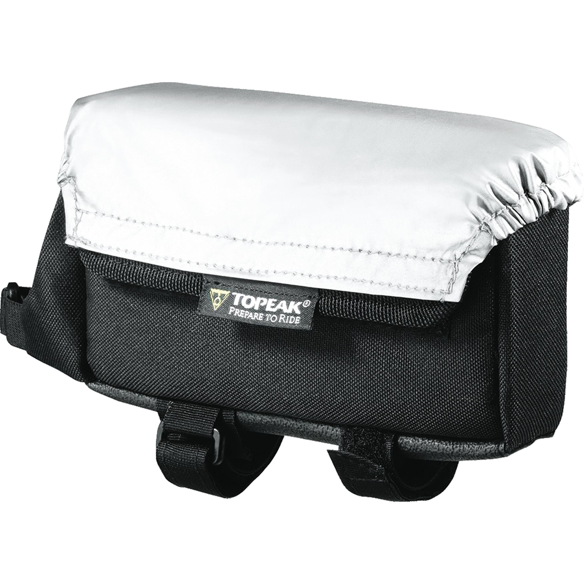 Topeak TriBag All Weather Top Tube Bag w/ Rain Cover Medium 0.6L Black
