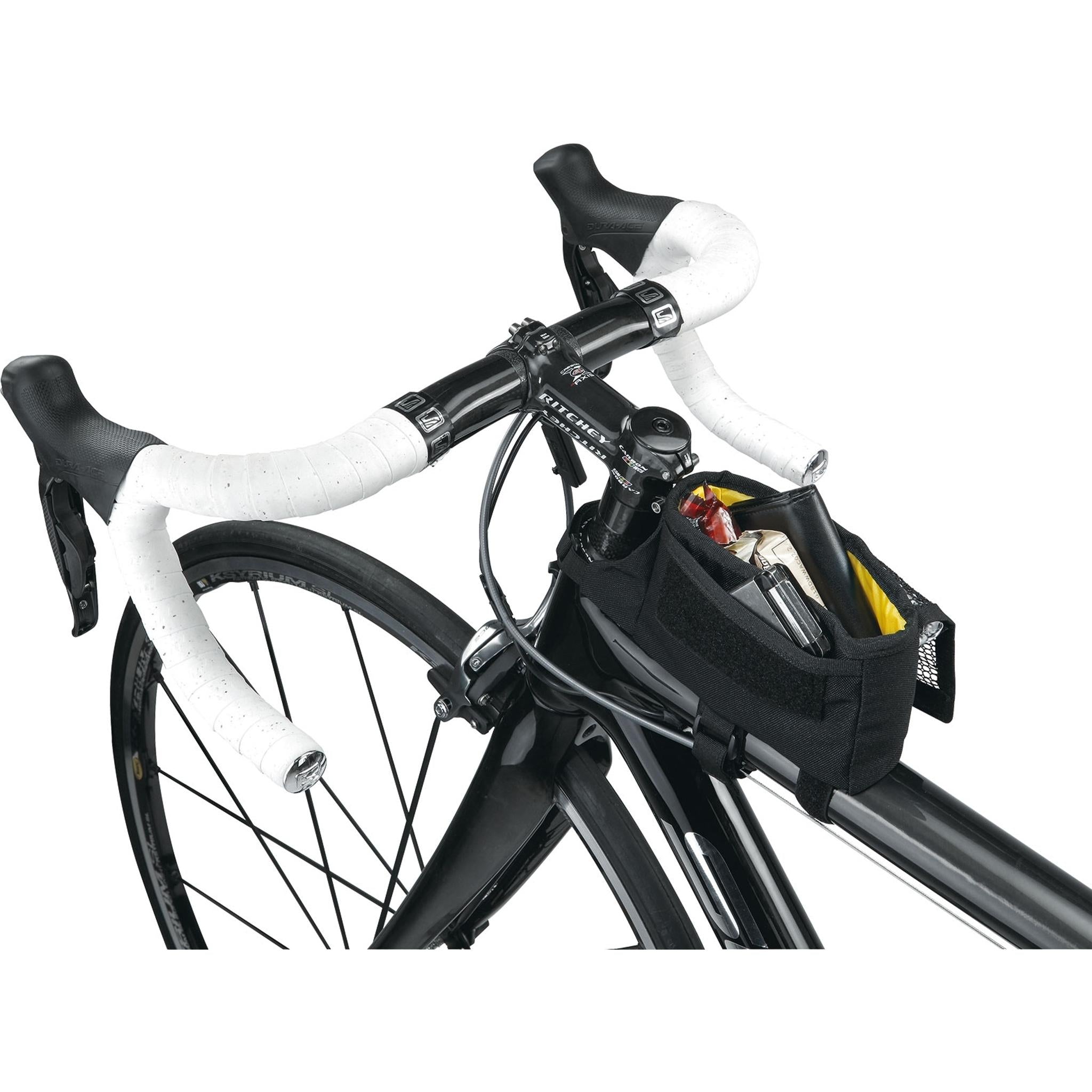 Topeak TriBag All Weather Top Tube Bag w/ Rain Cover Medium 0.6L Black