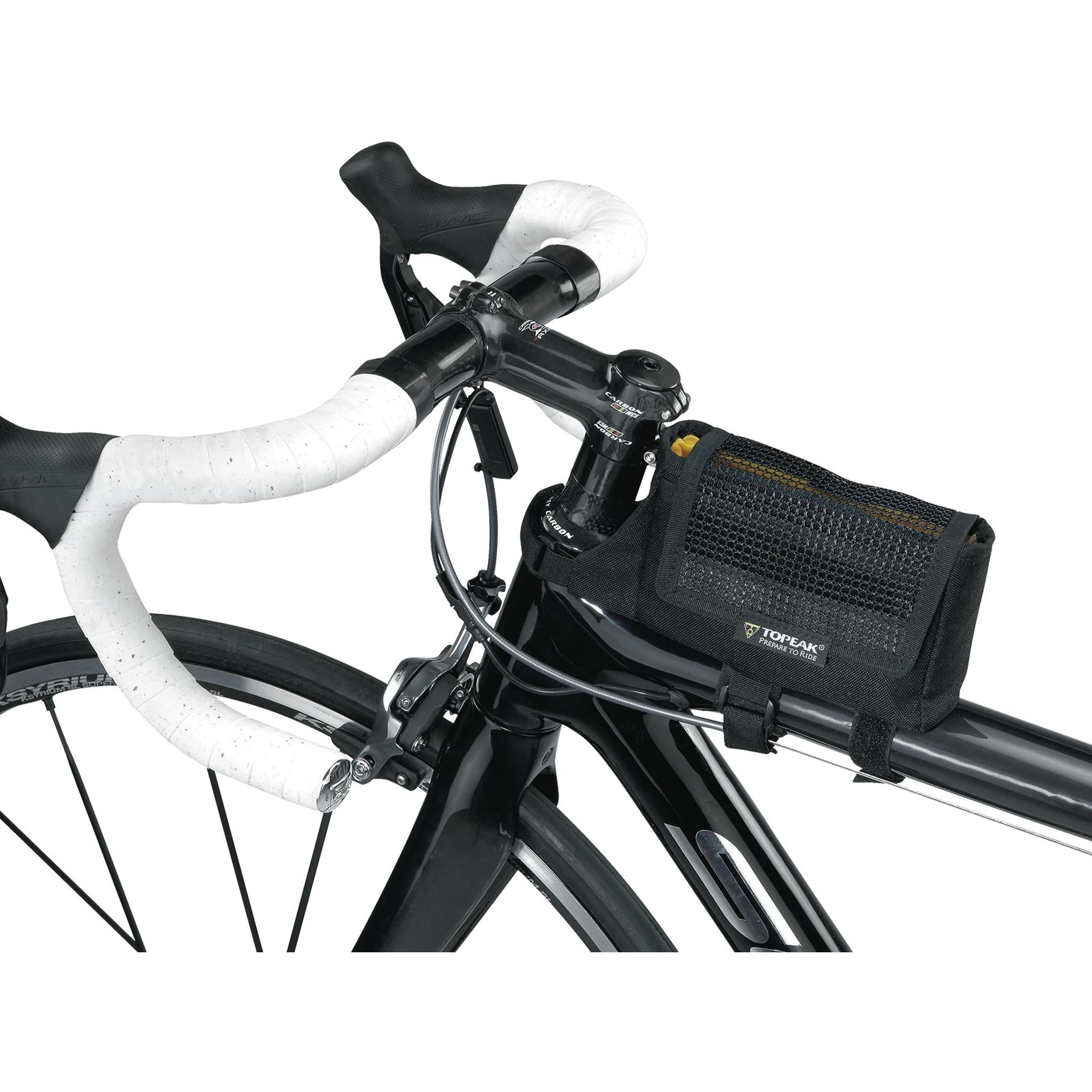Topeak TriBag All Weather Top Tube Bag w/ Rain Cover Medium 0.6L Black