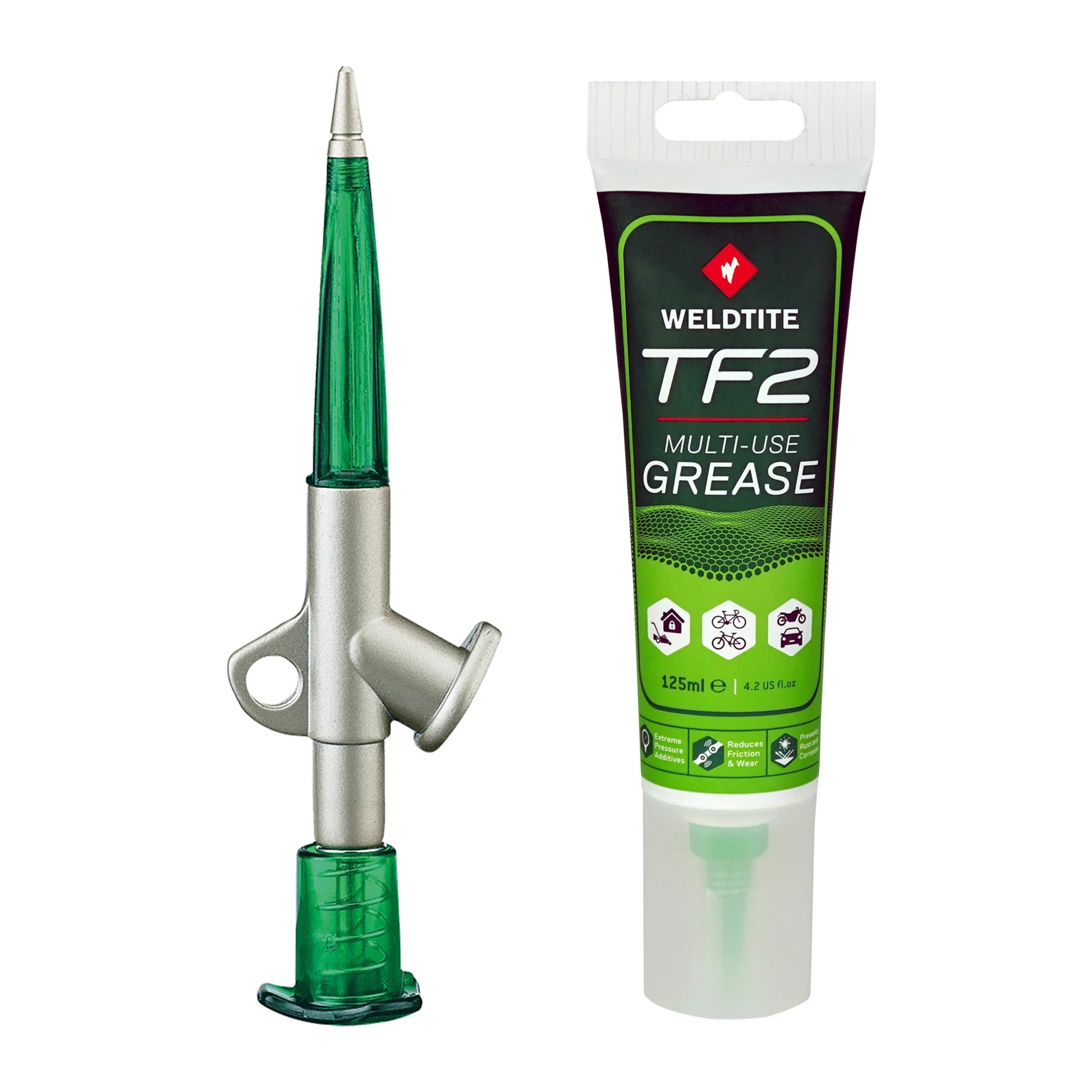 Weldtite TF2 Multi-Use Grease 125ml + Grease Gun