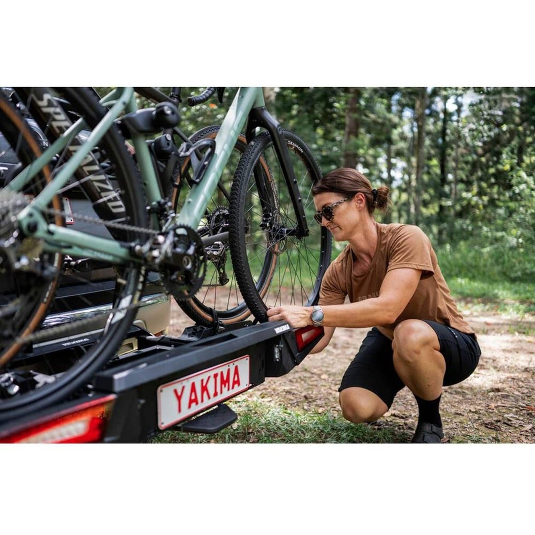 Yakima FoldClick EVO 2 - 2 Bike Towball Platform Rack Black