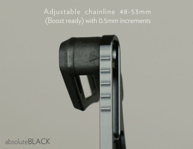 Absolute Black Oval Chain Guide for ISCG05 26-34T