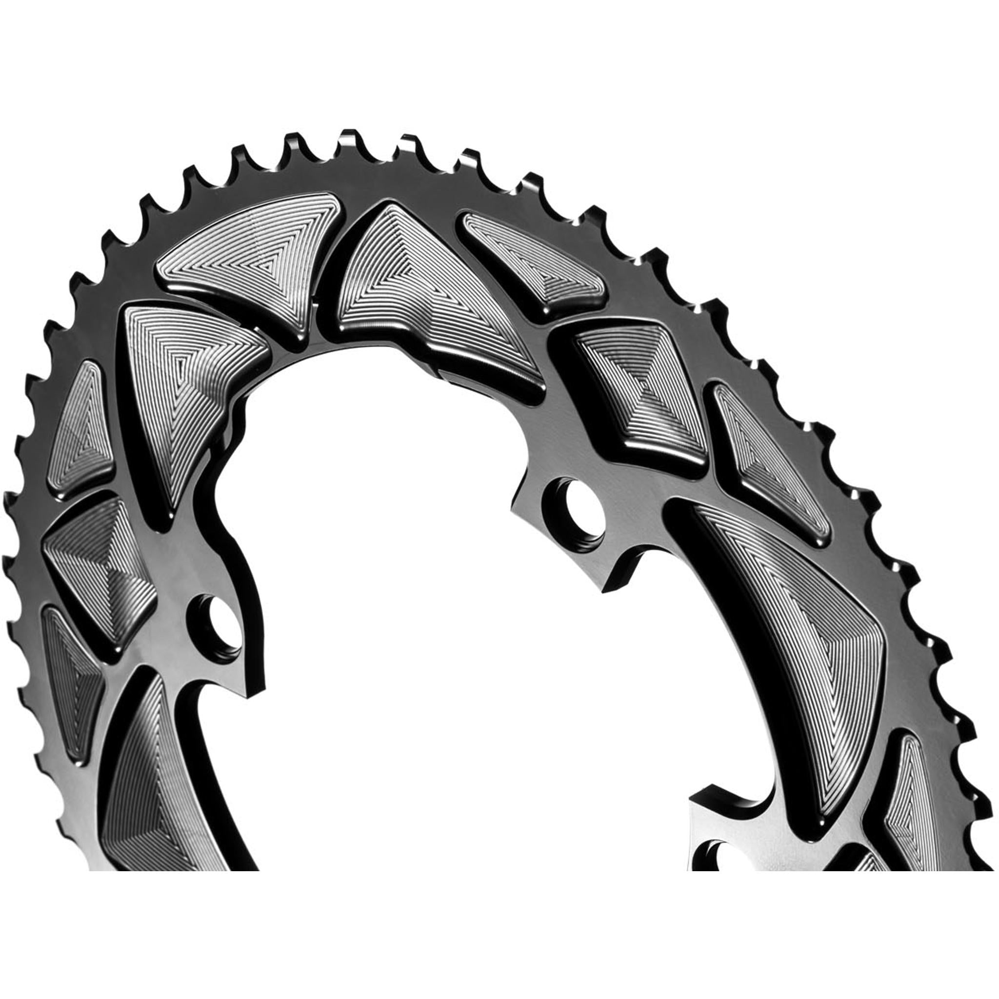 absoluteBLACK 110BCD 4-Hole 2X MTB Chainring (Shimano R9100/R8000)