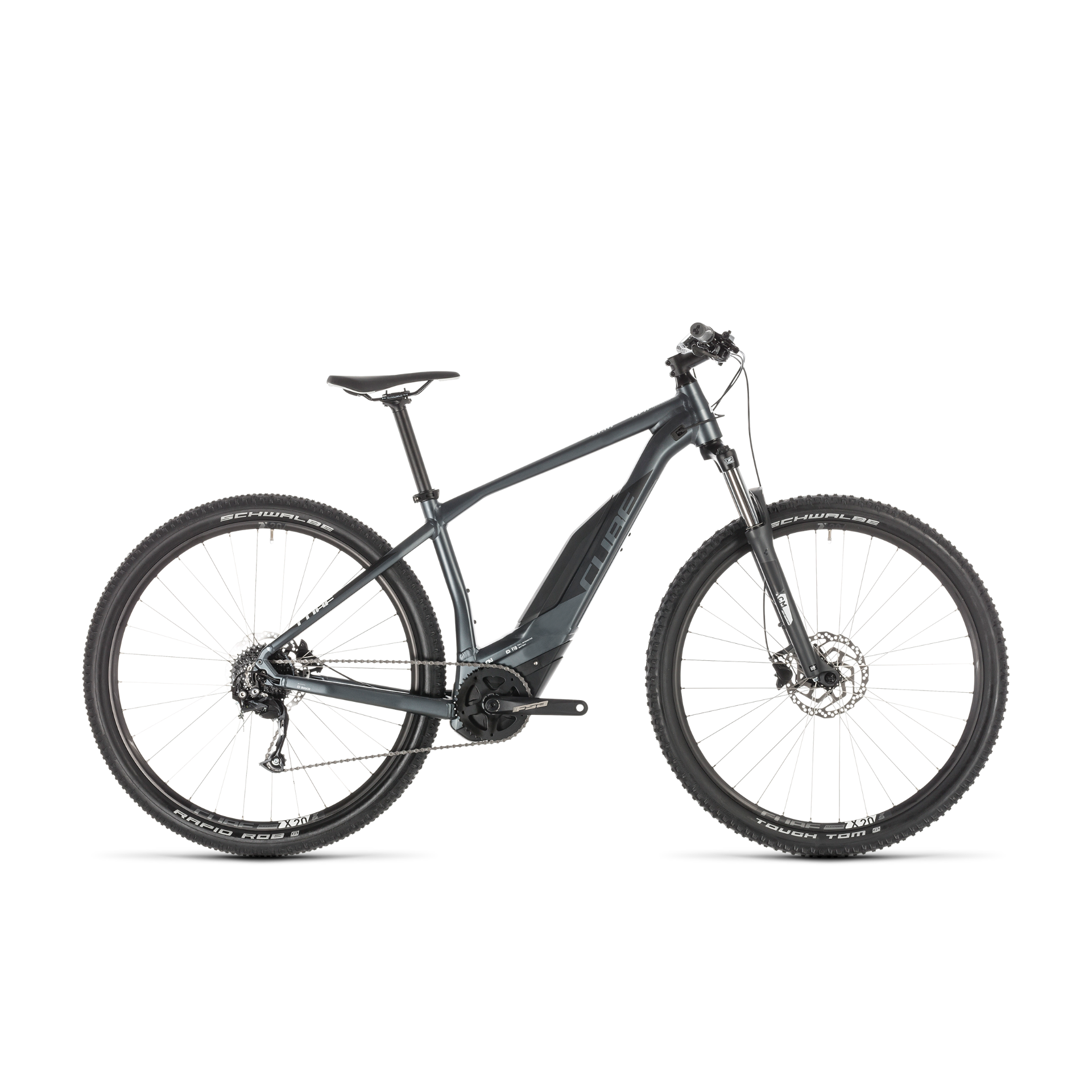 Cube Acid Hybrid One 400 Electric Mountain Bike Grey/White (2019)